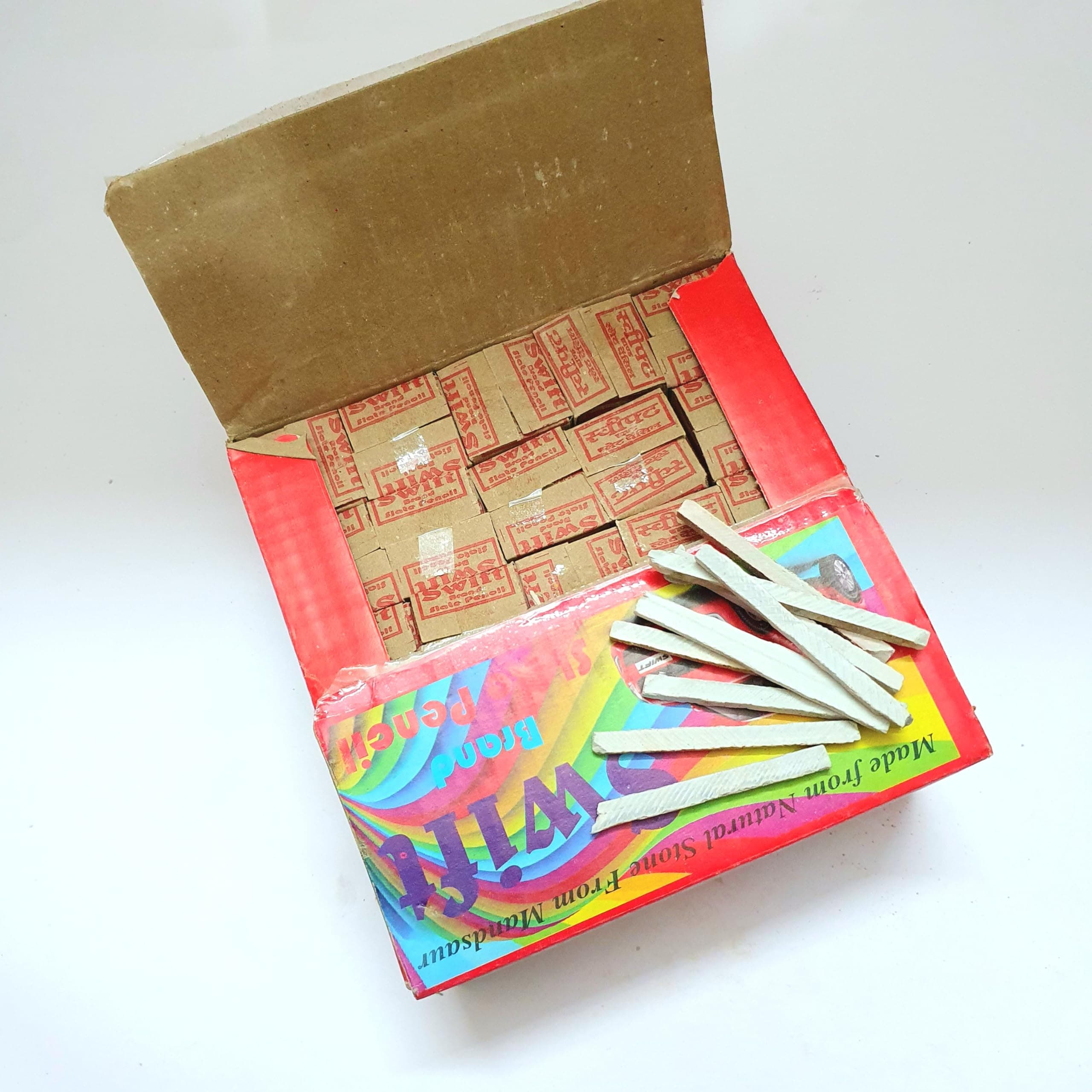 Slate pencil Swift box white slate pencil