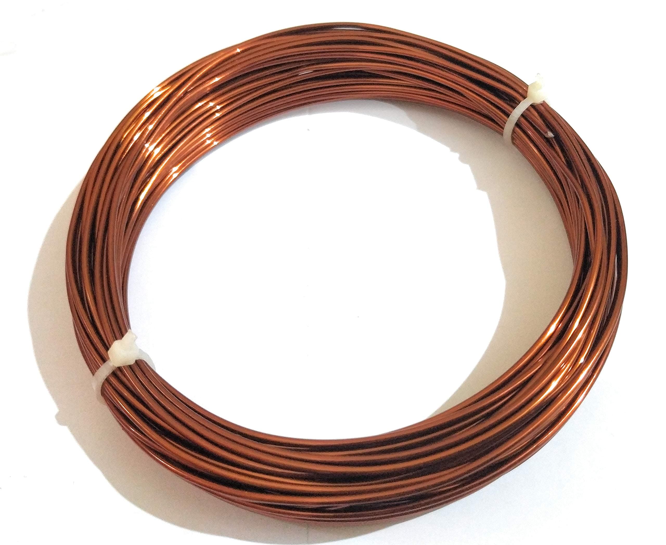 GREENARTZ® 5mtr enameled Copper Wire Magnetic Wire for Science Projects Crafts Jewellery Making Electrical use (18 Gauge / 1.22mm)