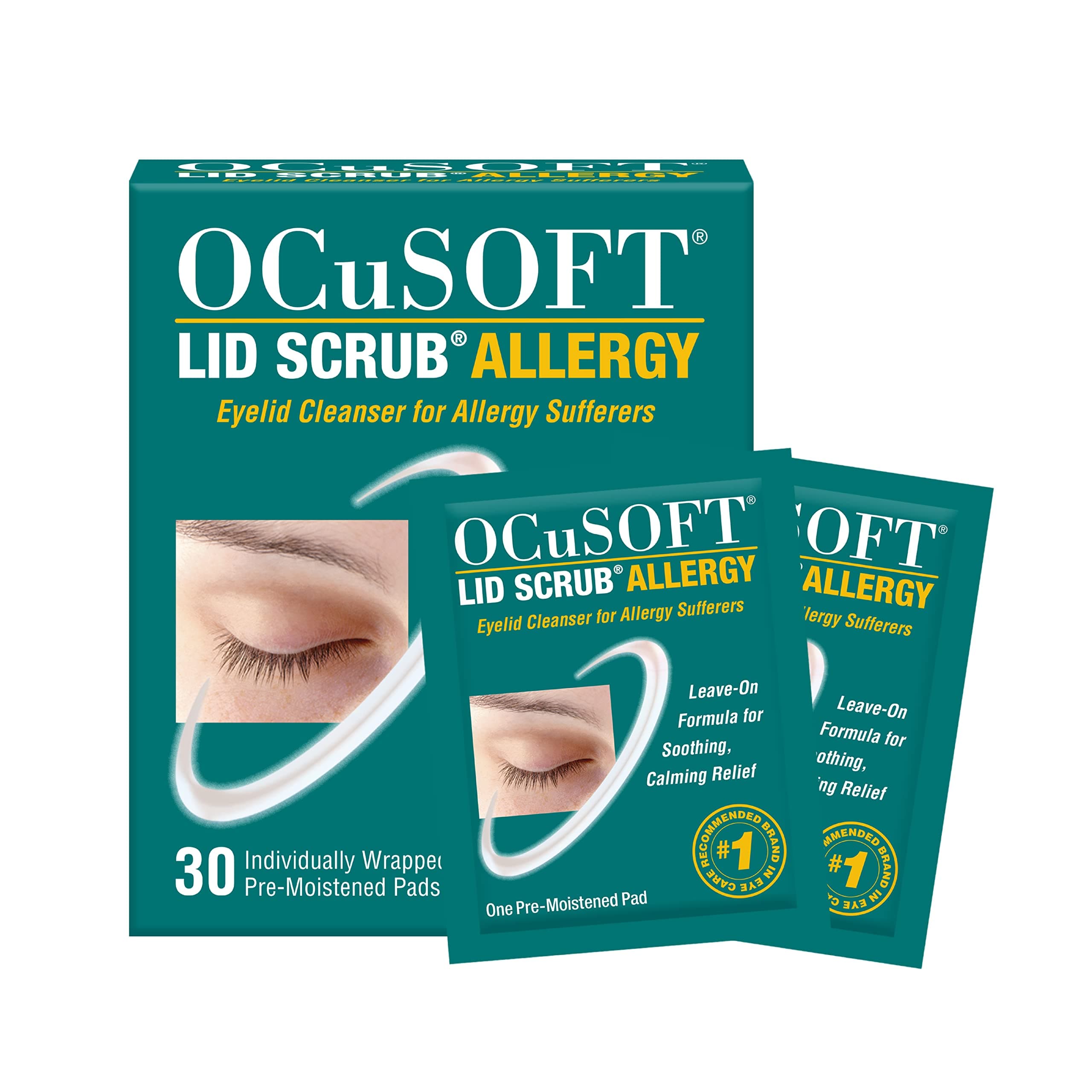 Lid Scrub Allergy Eyelid Cleanser 30CT