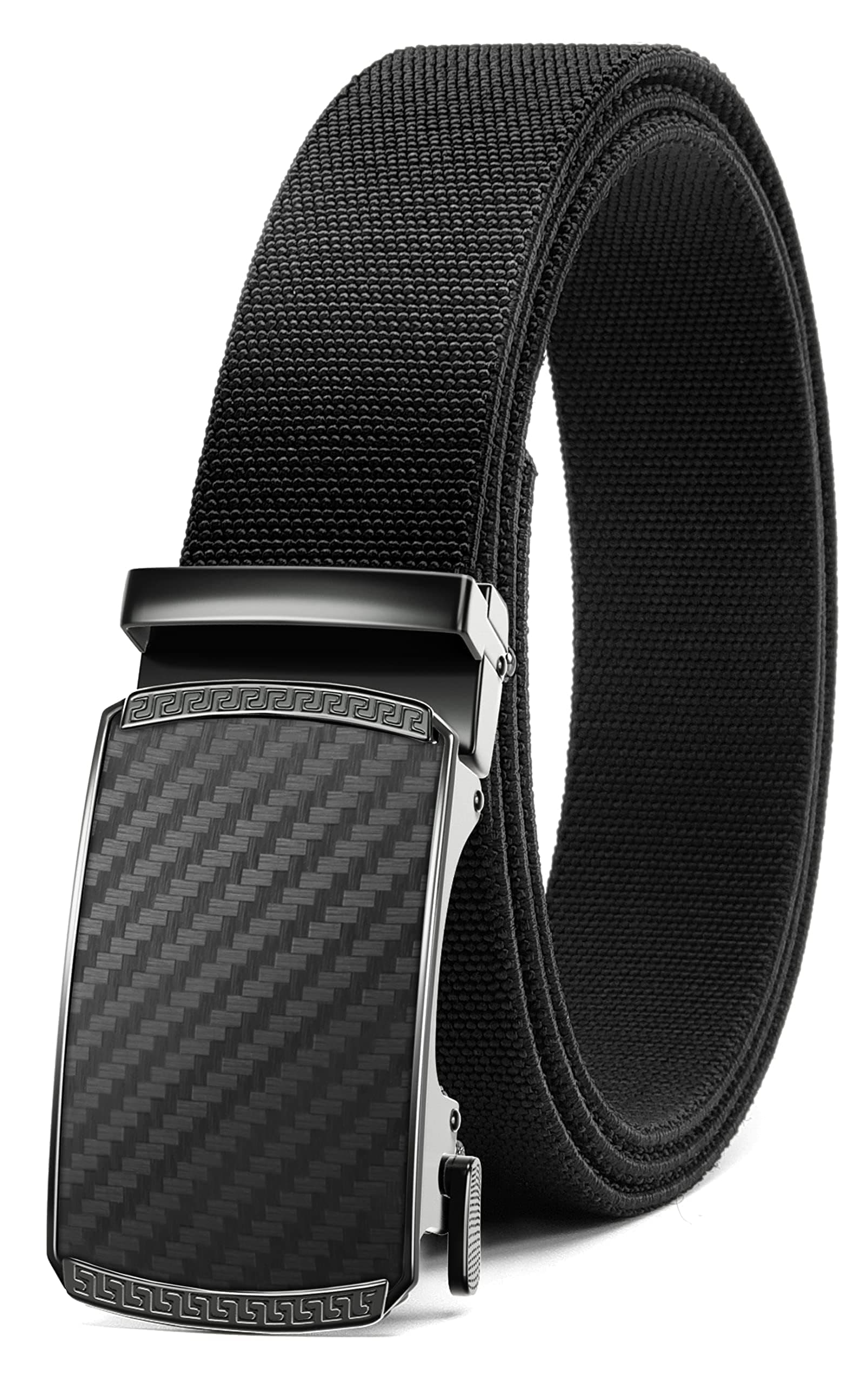 Mens Belt Stretchable - Elastic Golf Nylon Web Adjustable Belt - for Casual Wear