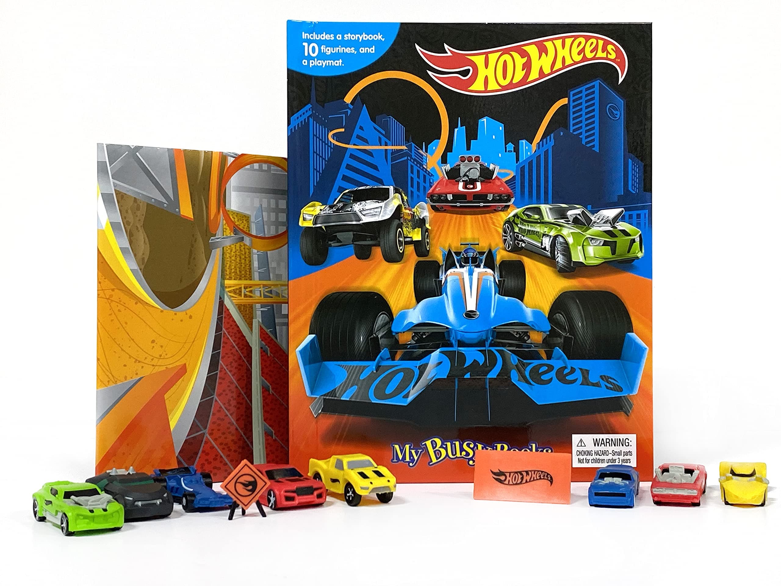 Phidal Hot Wheels My Busy Book, Multicolor