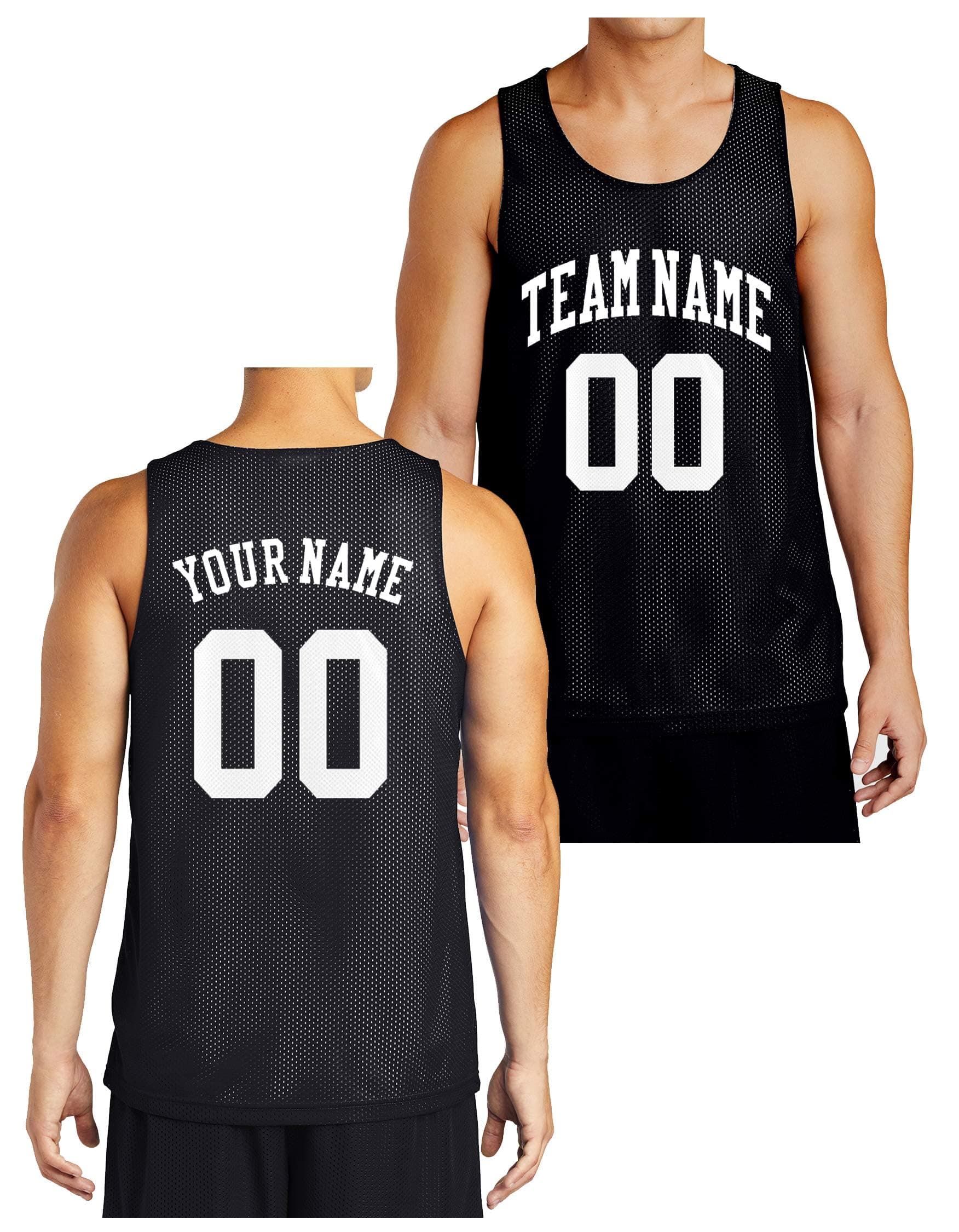 Custom Reversible Basketball Jersey - Front and Back