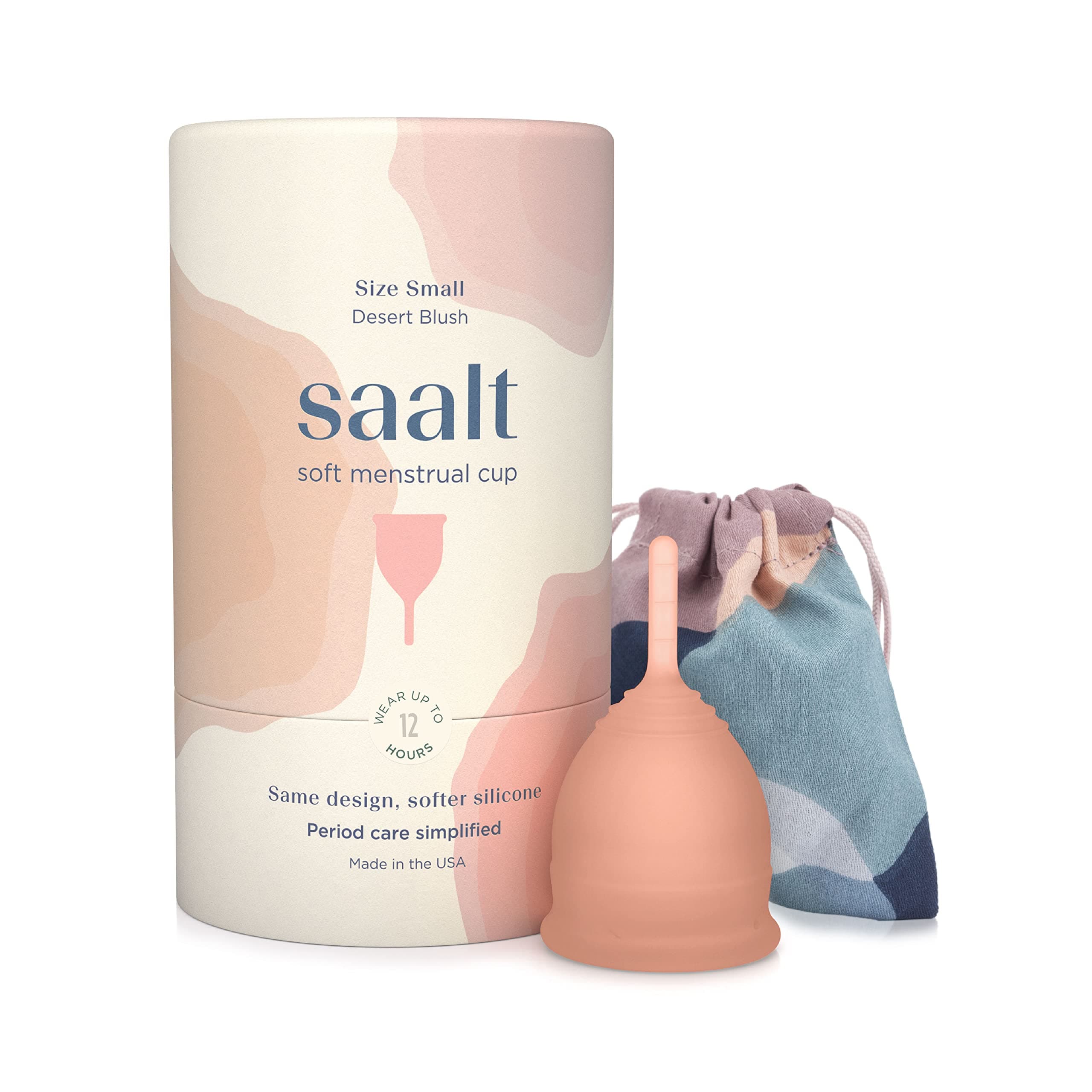 Saalt, Menstrual Cup Soft Small Desert Blush, 1 Count