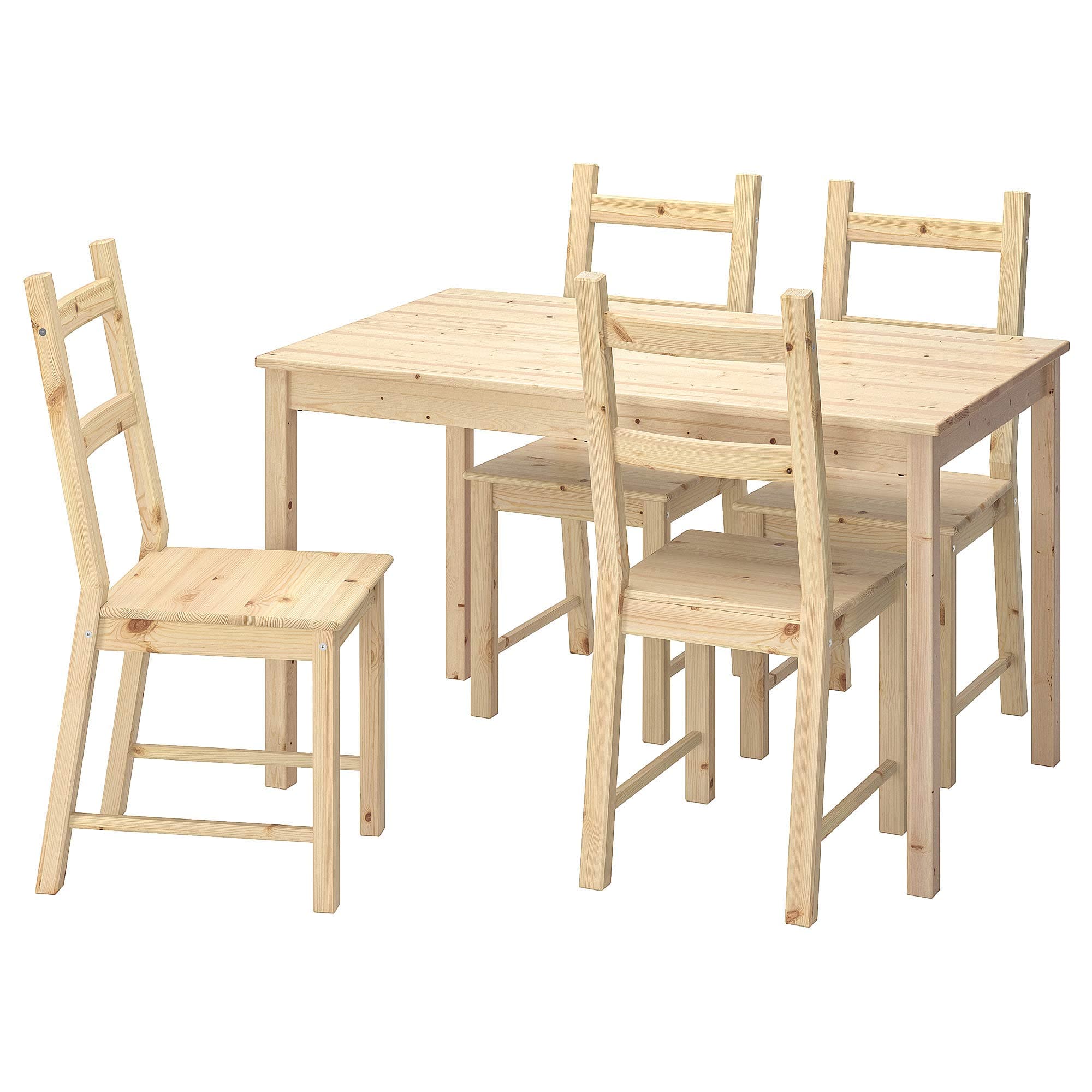 IVAR/INGO table and 4 chairs 75x73 cm pine