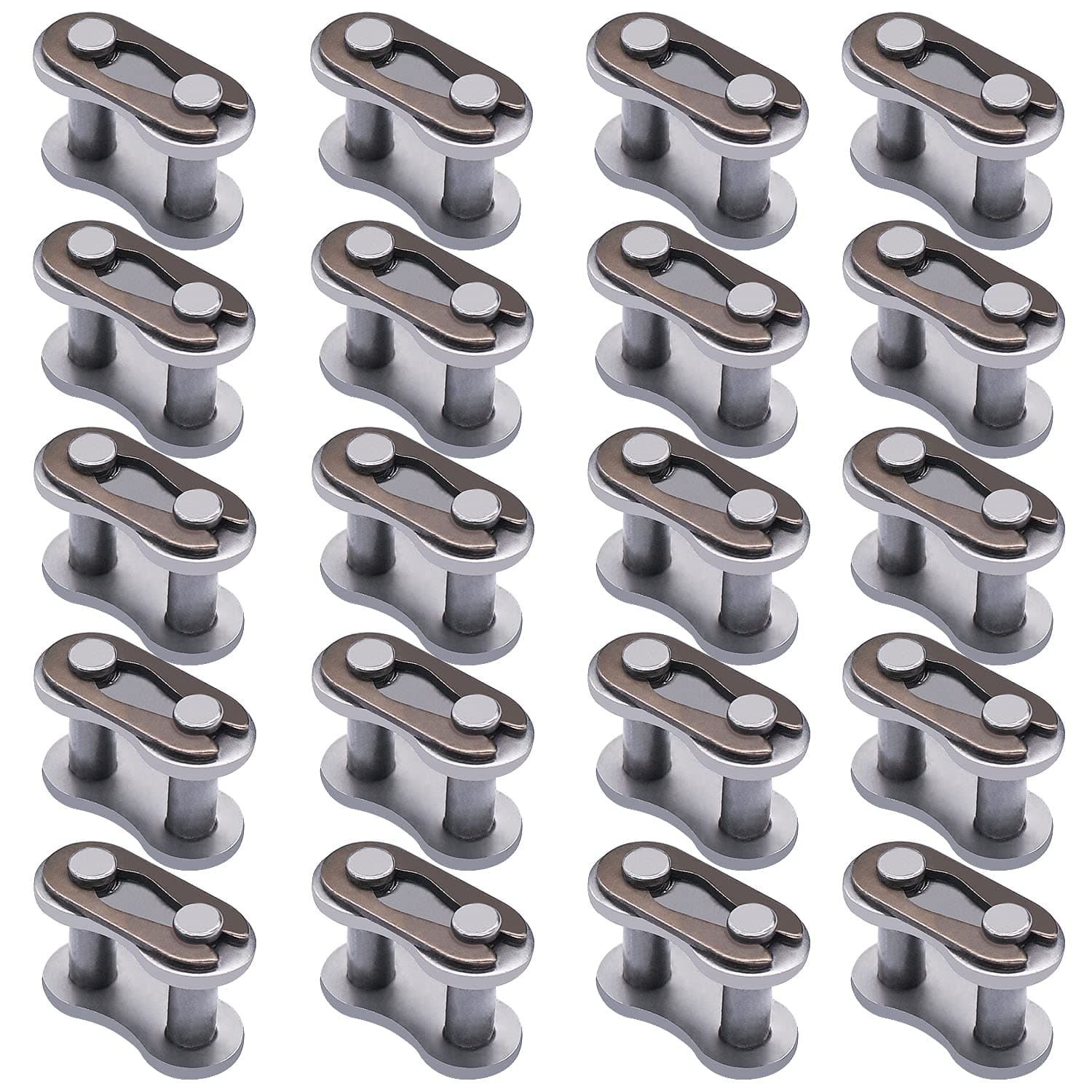20Pcs #35 Master Link Chain Roller Connector for Go Kart,Mini Bike, Baja Doodle Bug Motovox etc.I-L-039