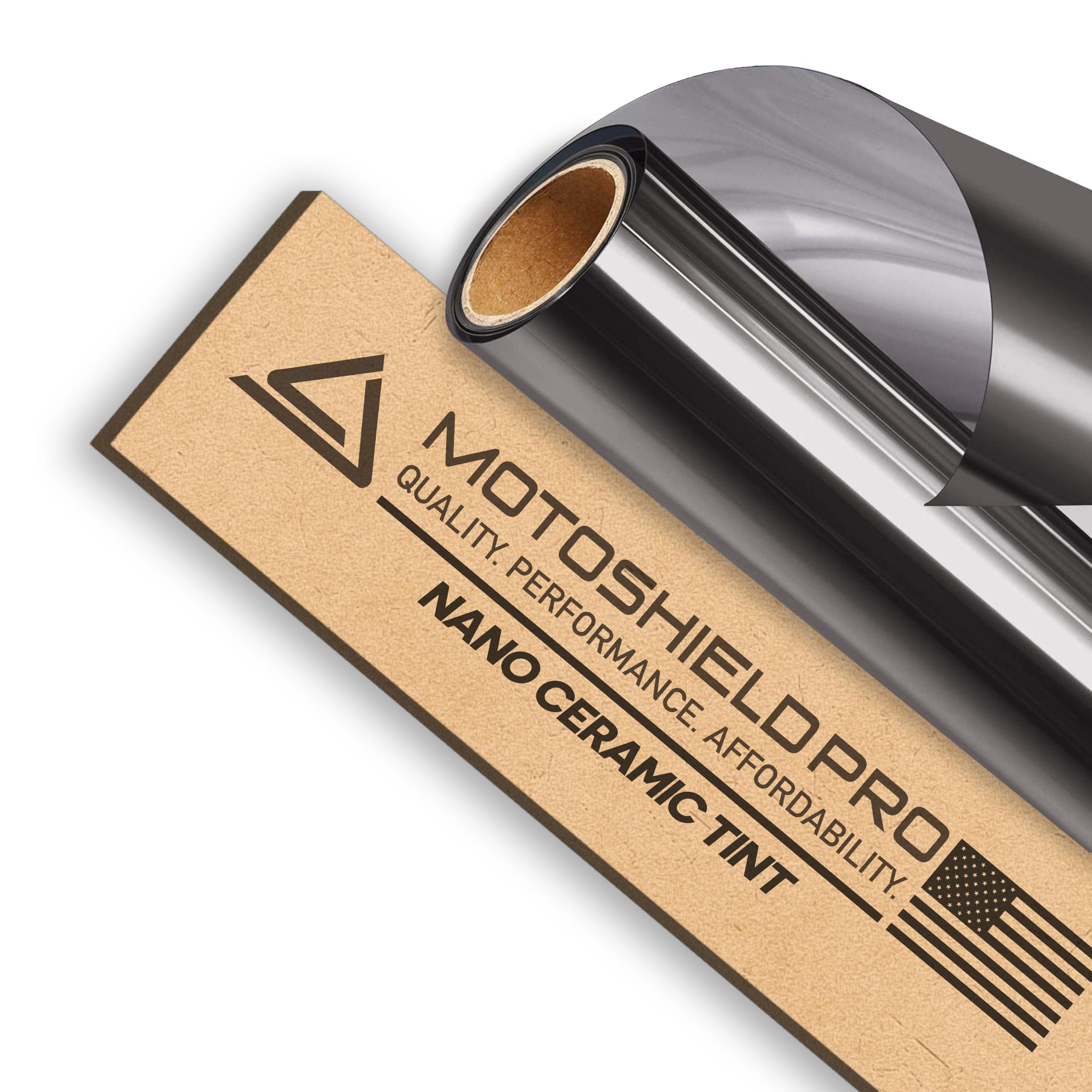 MotoShield Pro Premium 2 mil (0.05mm) Ceramic Car Window Tint Film 20"x10' (15%) [99% IR / 99% UV Protection] Window Film Roll