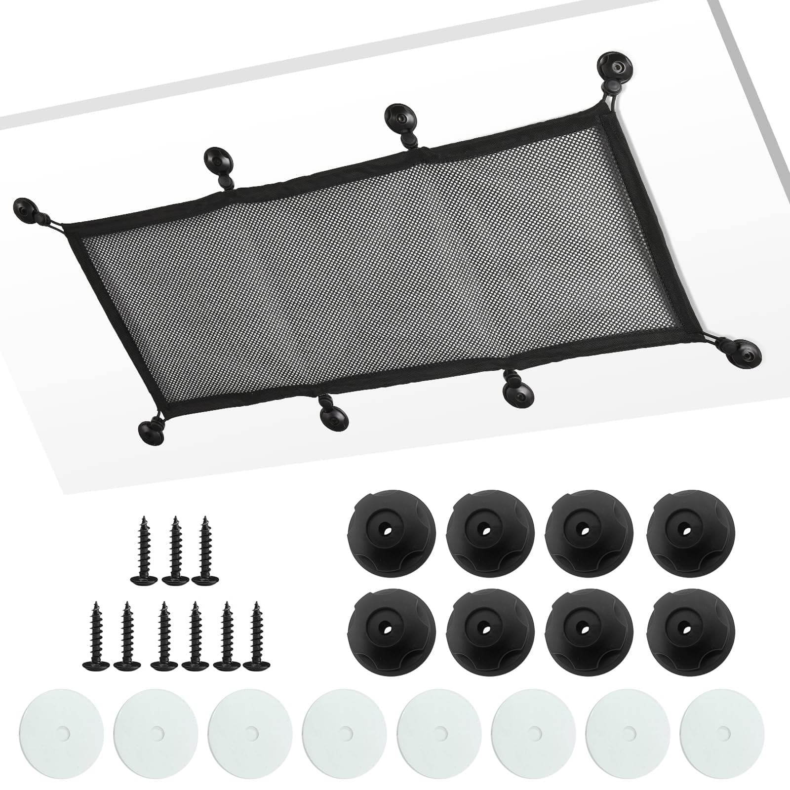 27.6 * 11.8 Inch, Cable Management Net Under Desk Kit, Cable Management Net Under Desk, Cable Manager Flexible Under Desk Wire Net Large Capacity Cord Organizer Net for Office, Standing Desk, Home