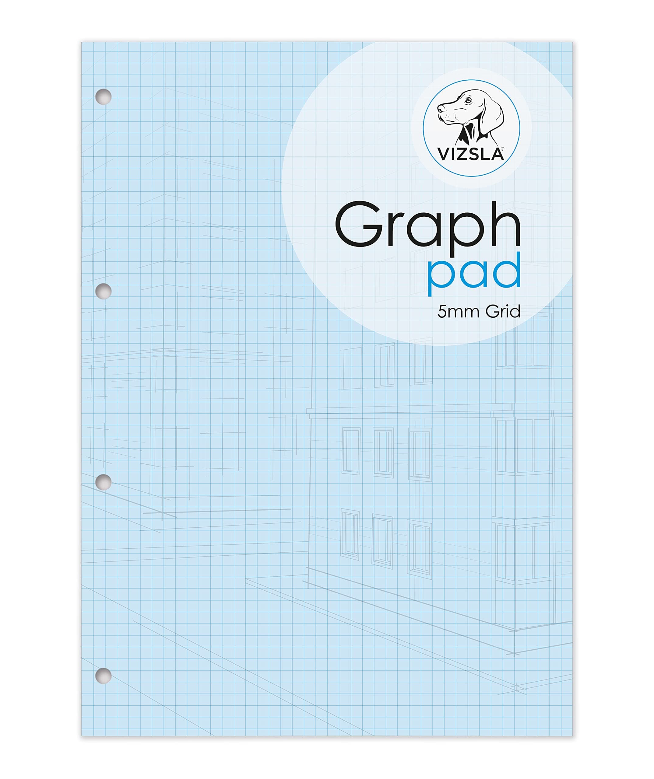 A4 Graph pad, 5mm with Cover (Single Pack)