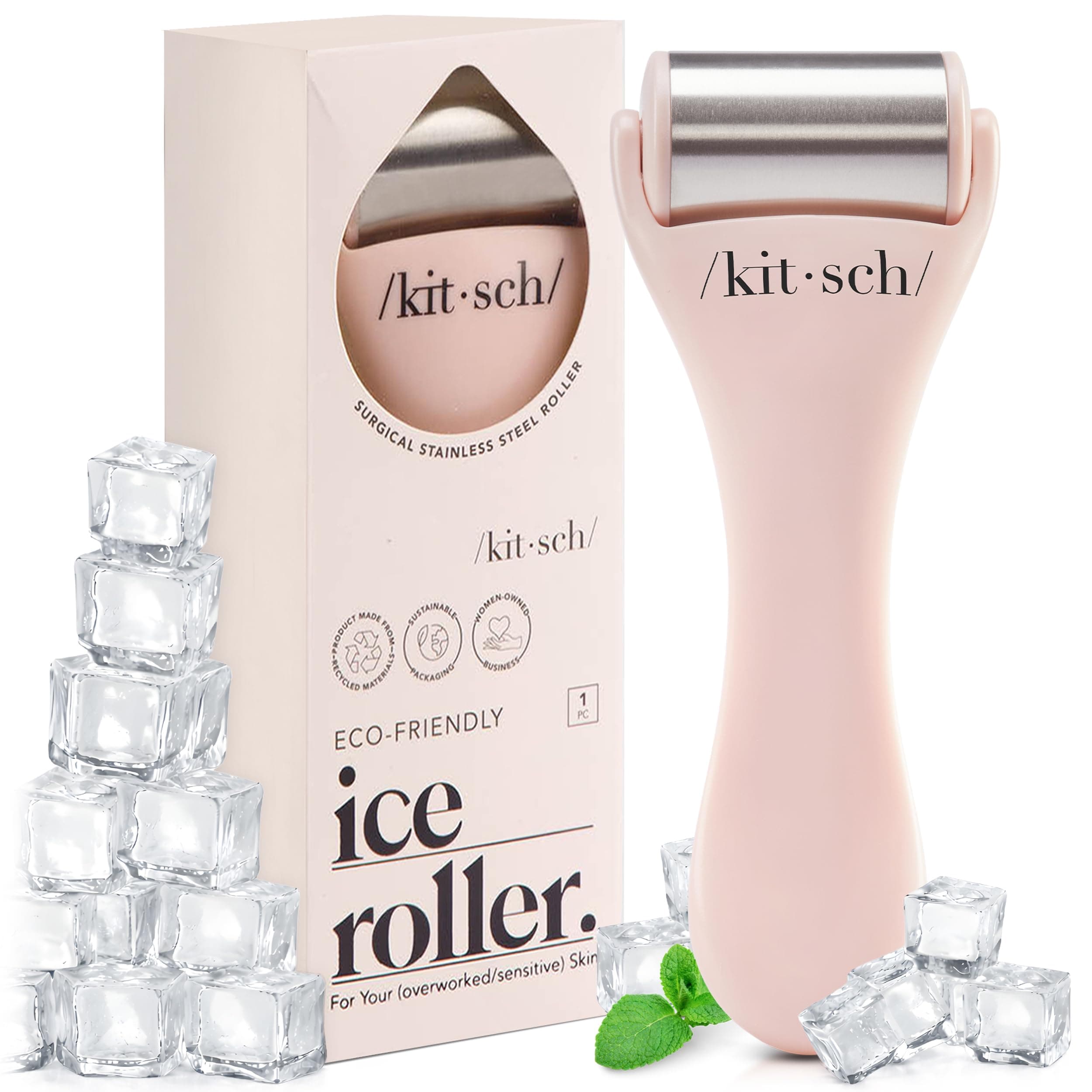 Kitsch Stainless Steel Facial Ice Roller, 5447