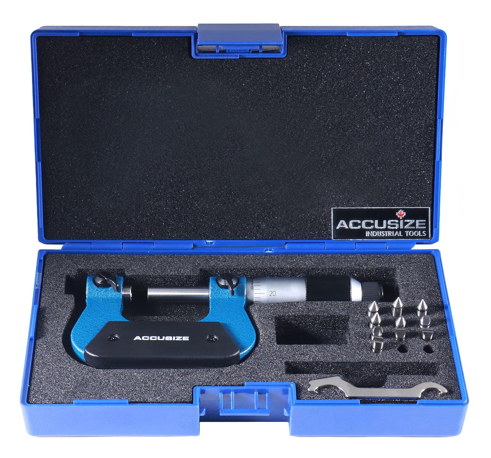 Accusize S916 Screw Thread Micrometers, 0-6 inch