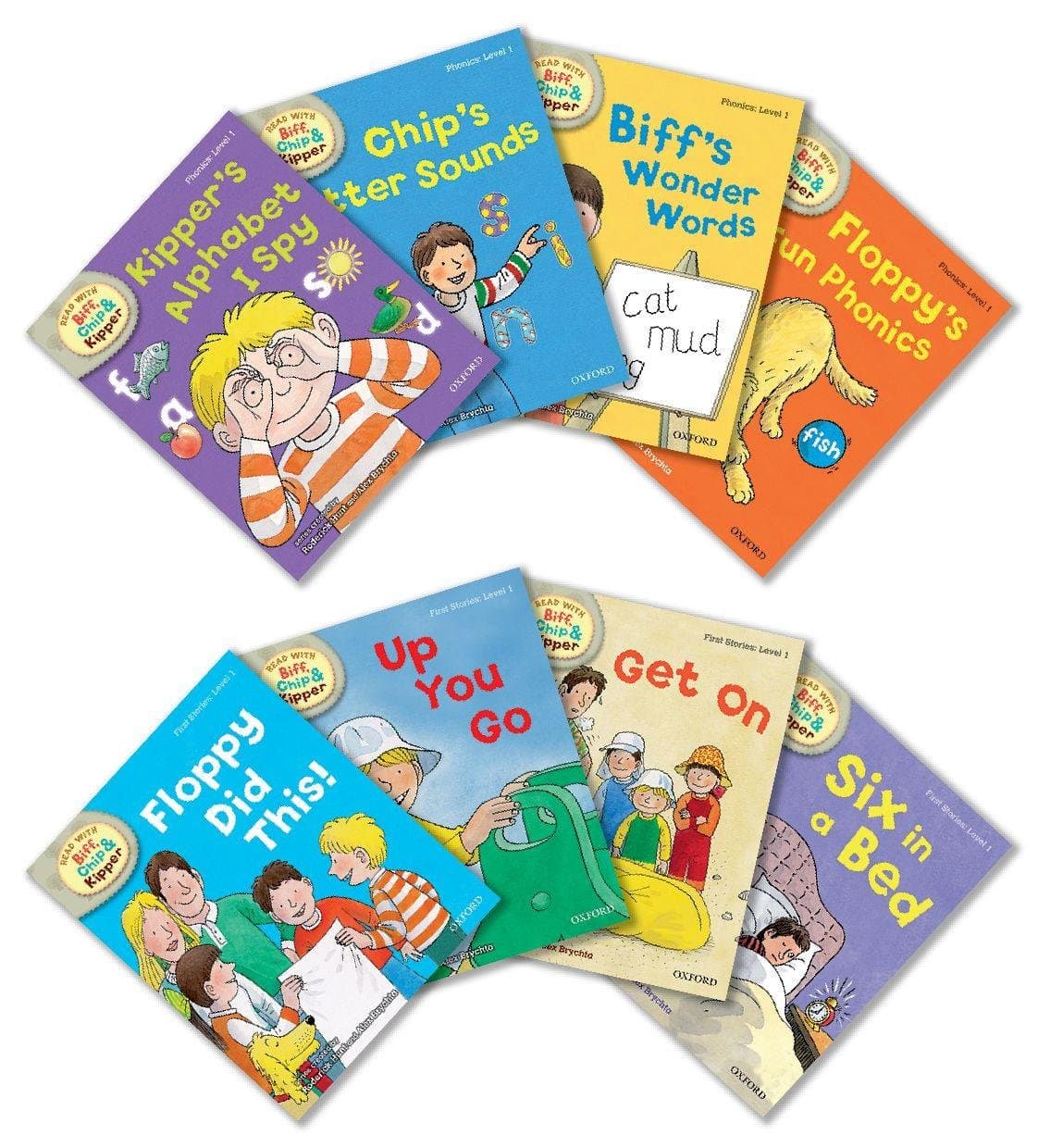 Oxford Reading Tree Read With Biff, Chip, and Kipper: Level 1 Pack of 8