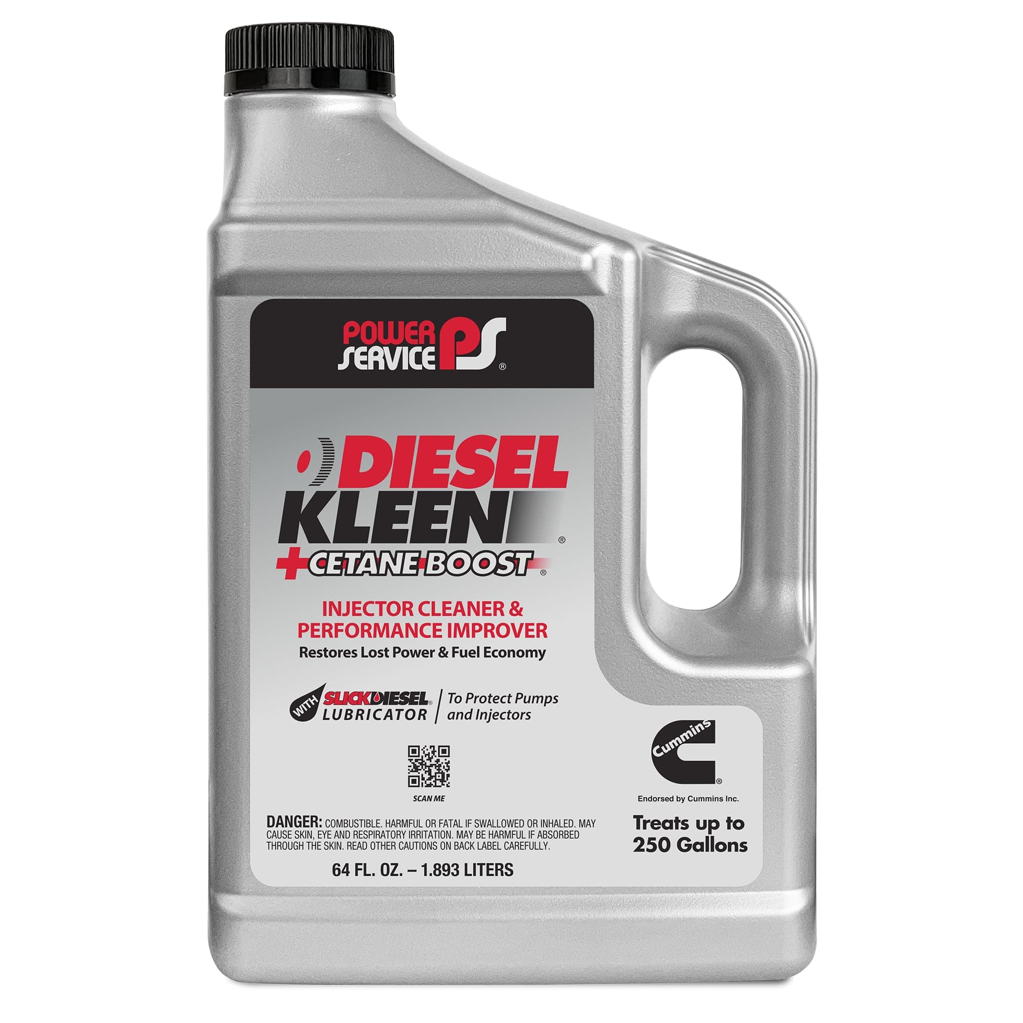 Power Service Diesel Kleen+Cetane Boost 64 oz, Pack of 1 3064-06 Grey