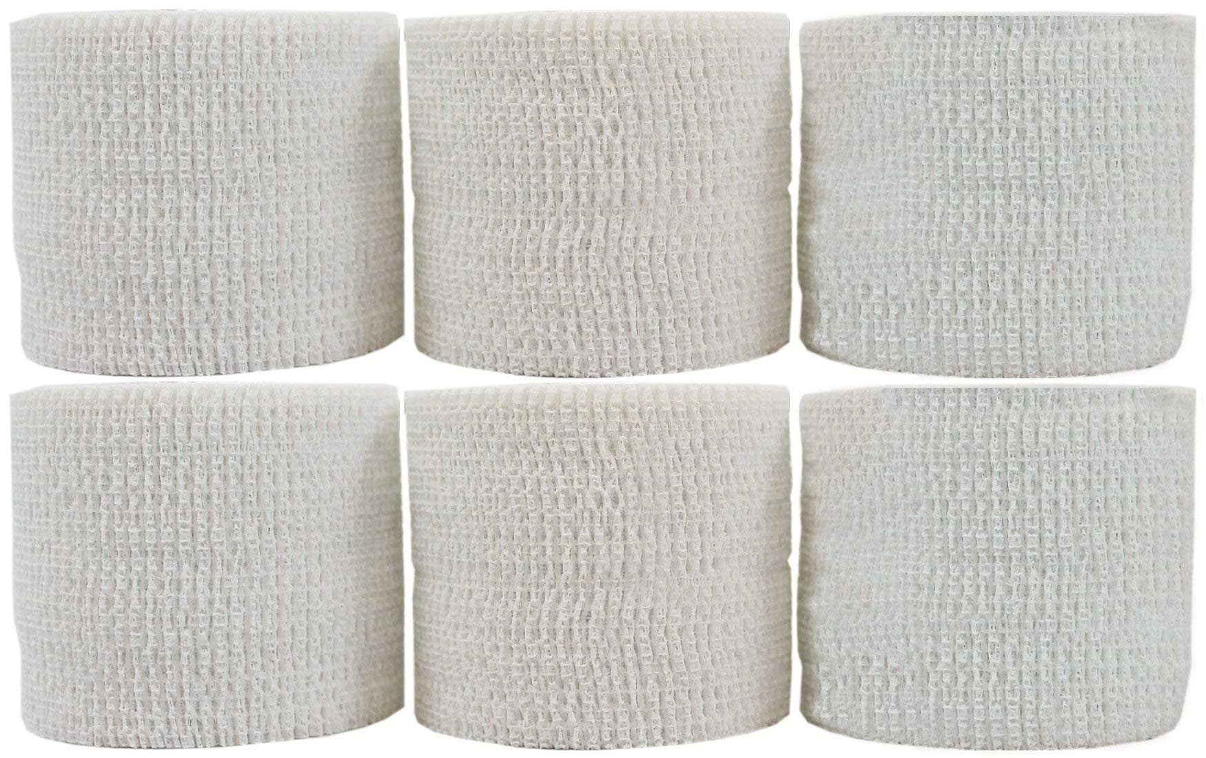 Powerflex 2" Stretch Athletic Tape - 6 Rolls, White