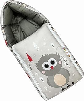 NEW COMERS® 3 in 1 Baby Bed, Sleeping Bag & Carry Nest, for Baby Carrying & co Sleeping, Unisex Baby Sleeping Bed, Cotton Baby Bedding for New Born & Infant, Portable Bassinet(25857)