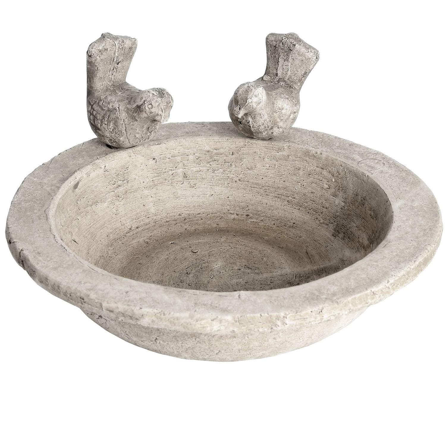 Hill 1975 9030 Bird Bath Small, STONE, Multi-Colour, One Size, 24.5 x 24.5 x 6cm