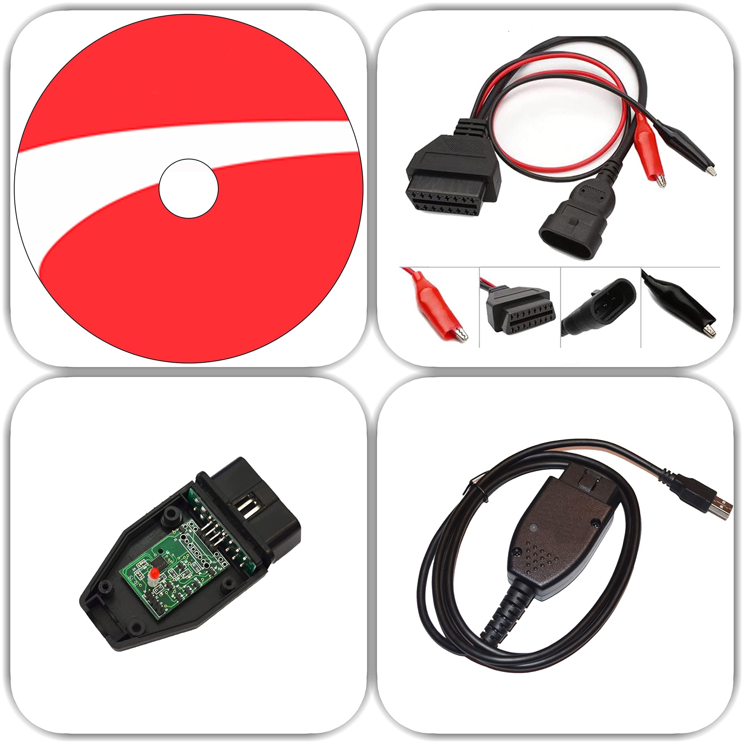 moto-solutions OBD2 Diagnostic Tool Service kit for Ducati Guzzi MV GILERA Morini JPDiag