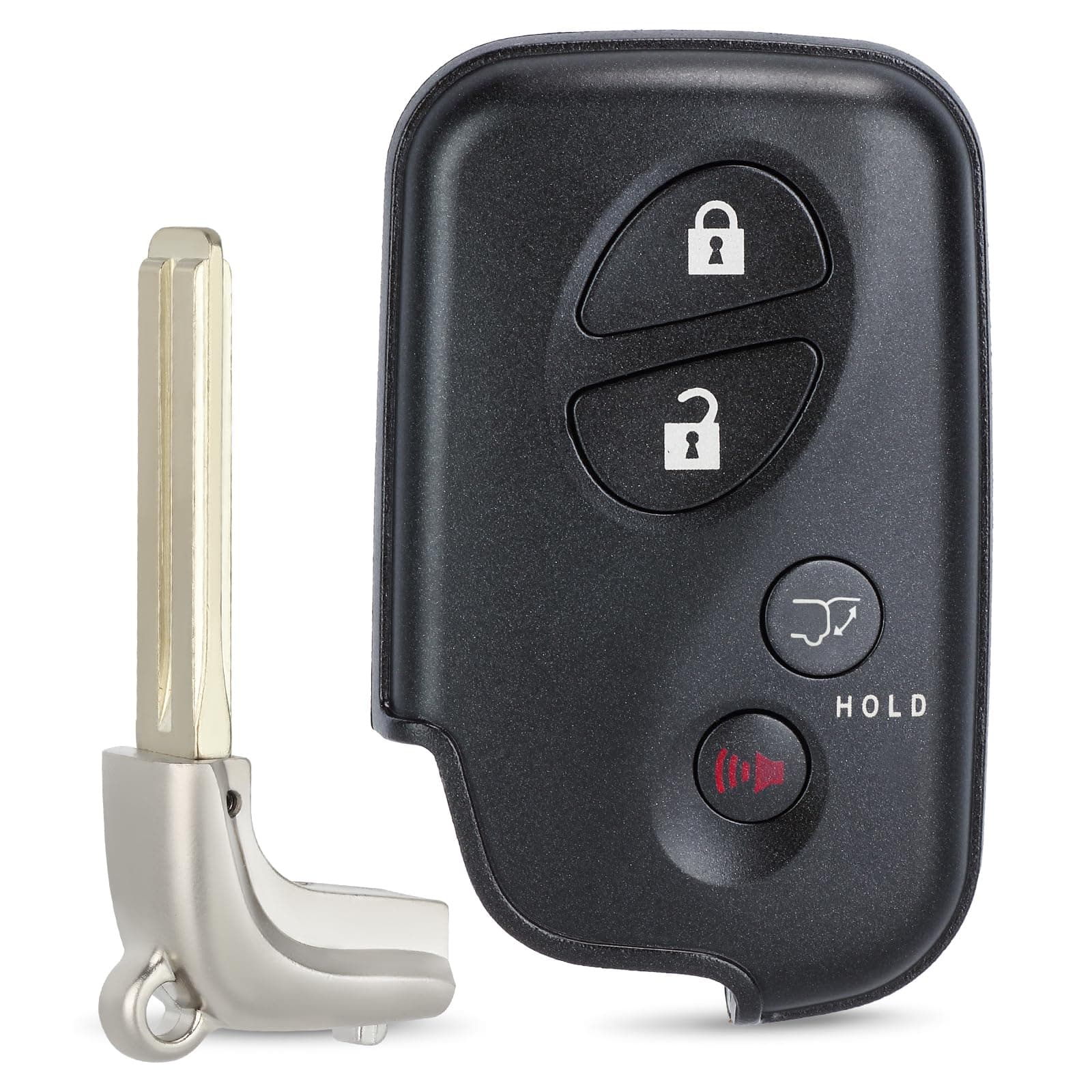 Smart Key Fob Transmitter Keyless Entry Remote Replacement for Lexus RX350/RX450/GX460/LX570/CT200h 2009-2015 271451-5290GNE Board FCC:HYQ14ACX P/N:89904-48191 4Buttons