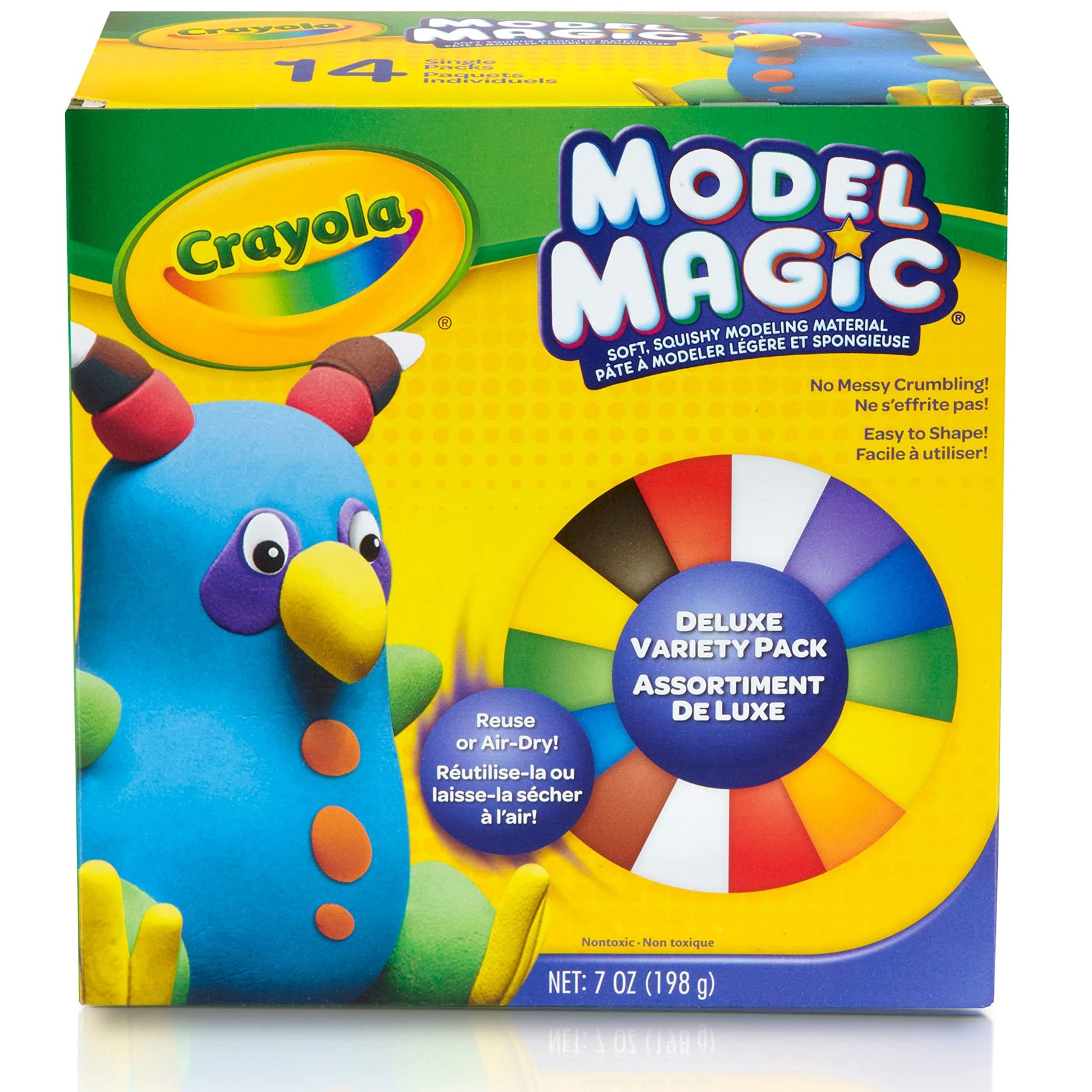 Model Magic, Deluxe Craft Pack, Gift, 14 Single Packs, At Home Crafts for Kids