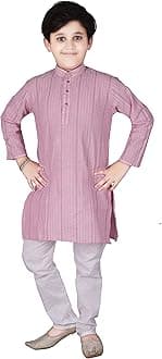 Boy's Cotton Striped Kurta Pyjama For s | Kurta Paijama Set