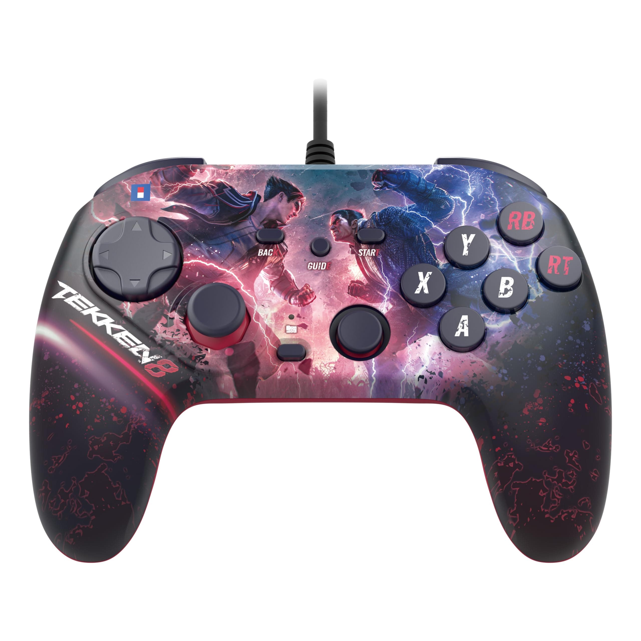 HORI Fighting Commander OCTA (TEKKEN 8 Edition) for Windows PC - Tournament Grade Wired Fightpad Officially Licensed by Bandai Namco Entertainment