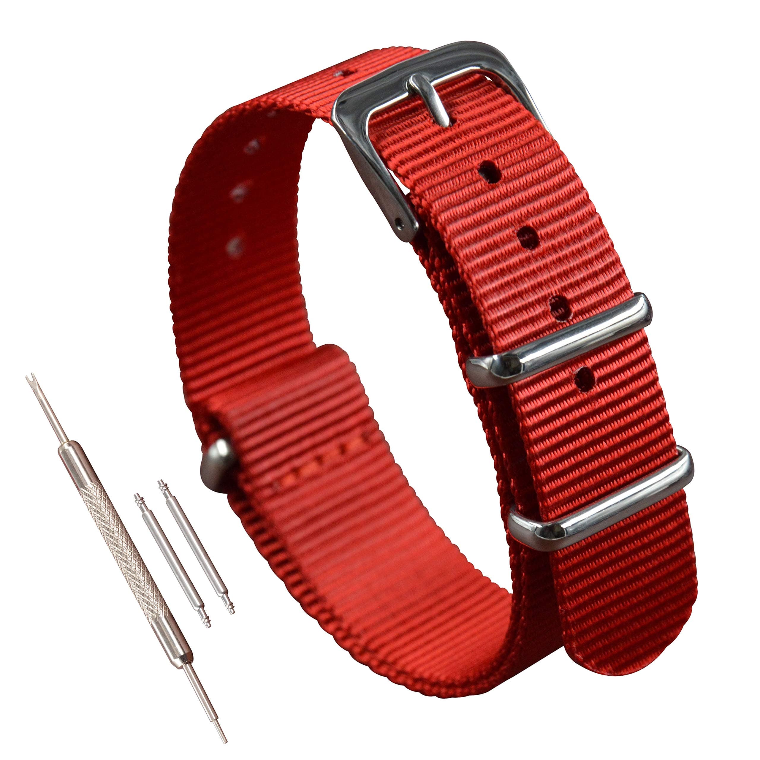Thin Nylon Watch Strap Band Replacement(10-24mm)