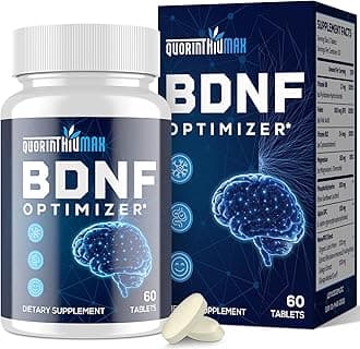 Nootropic Brain Supplement for Memory and Focus – BDNF Optimizer – Cognitive, Mental Clarity & Mood – High Absorption – Organic Lion's Mane, L-Theanine, Ginkgo Biloba & Alpha GPC – 60 Tablets