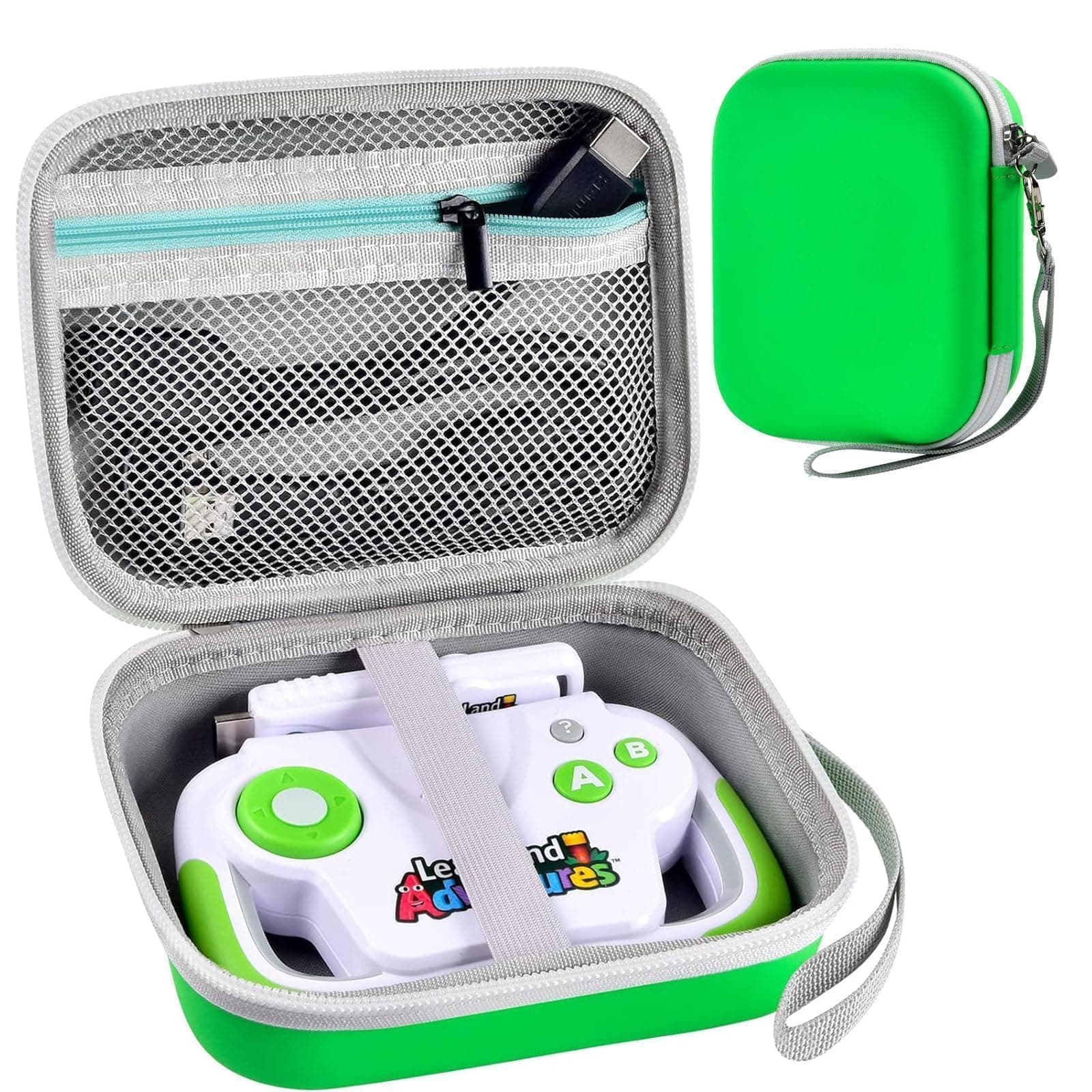 Case Compatible with Leapfrog LeapLand Adventures Learning Games. Toddle Video Game Toys Storage Caryying Holder for Wireless Controller, HDMI Game Stick, Battery and USB Power Cable (Box Only)