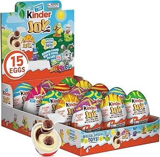 Easter Eggs, Sweet Cream and Chocolatey Wafers with Toy Inside, 10.5 oz, 1 Pack, 15 Eggs