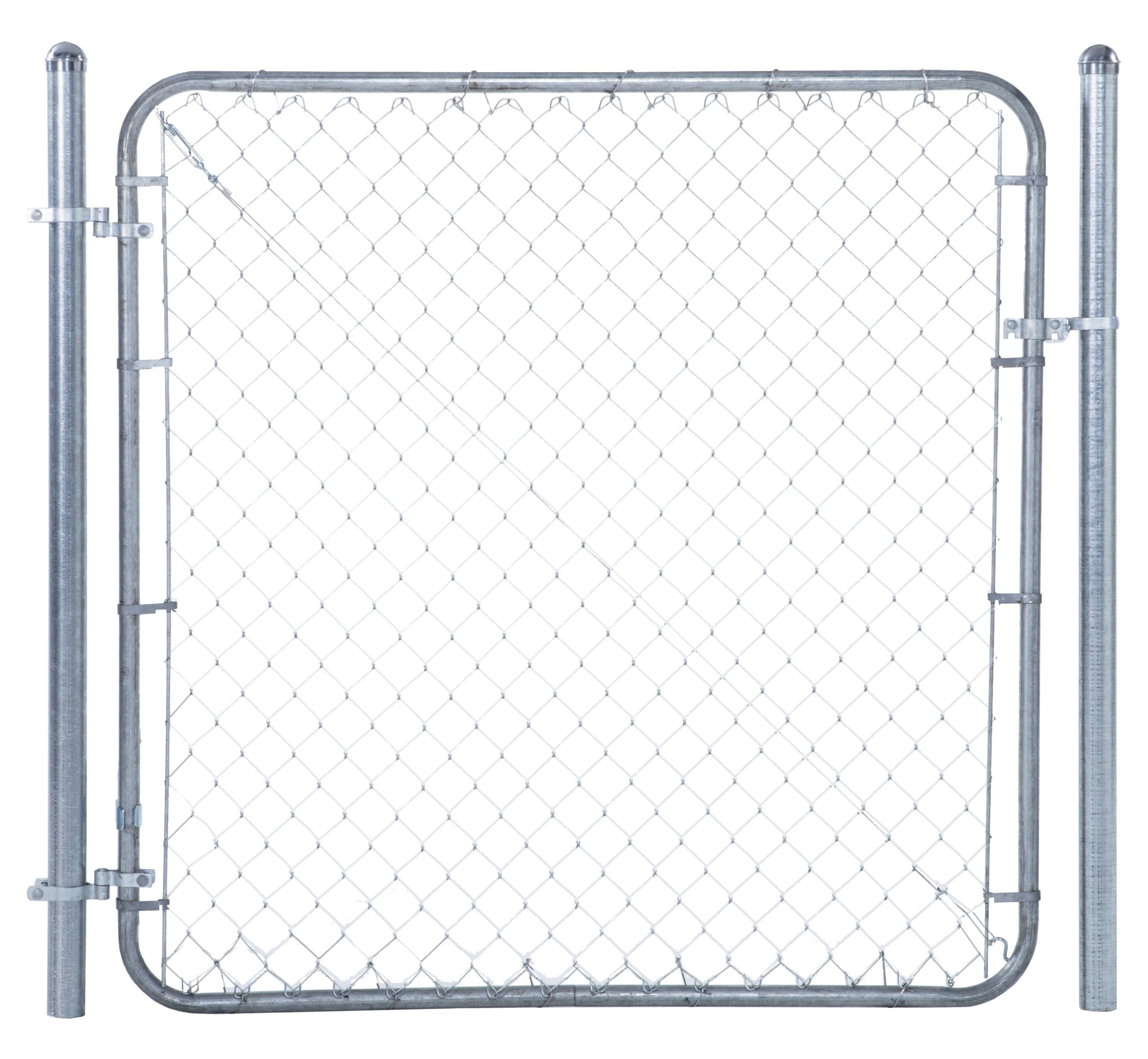 Chain Link Fence Walk-through Gate Kit - Adjust-A-Gate Chain Link Gate Building Kit - This fence gate kit is perfect for replacing existing sagging gates or building new ones. (24"-72" wide x 4' high)