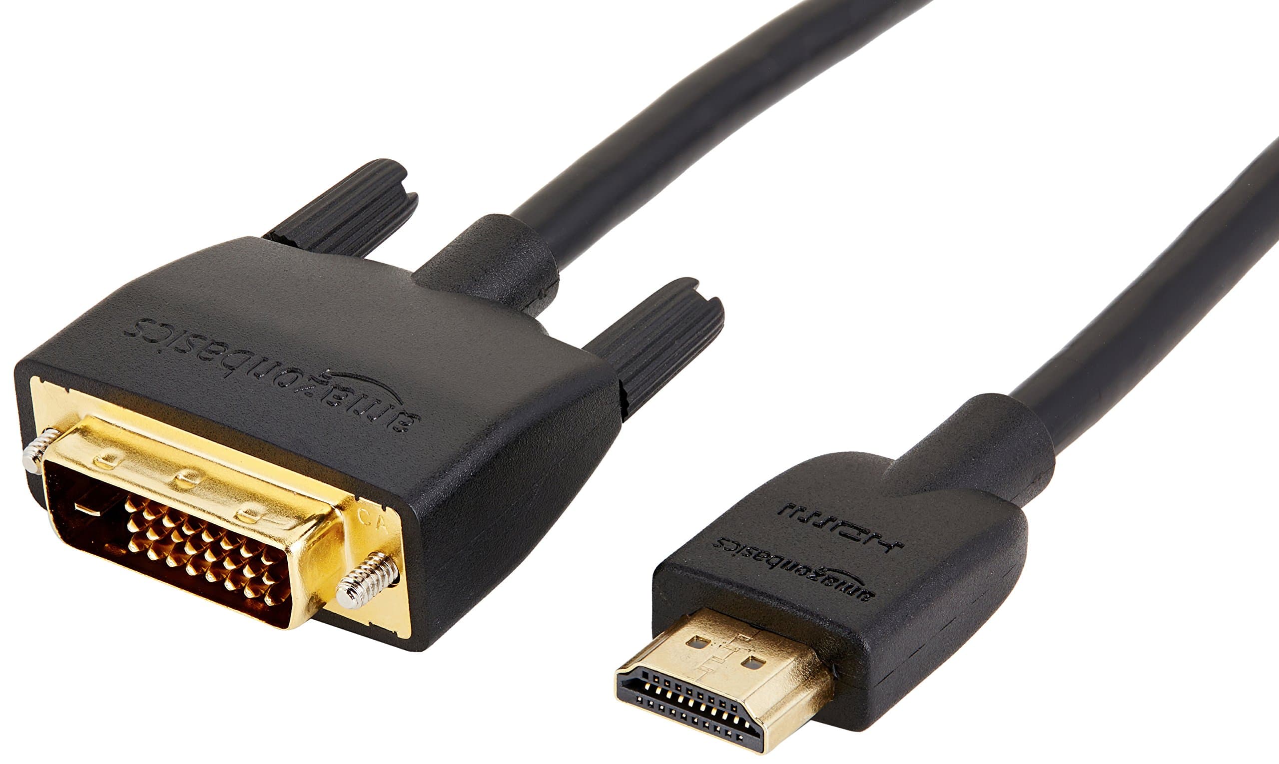 AmazonBasics DVI to HDMI Adapter Display Cable 10 Feet black UU2W_10