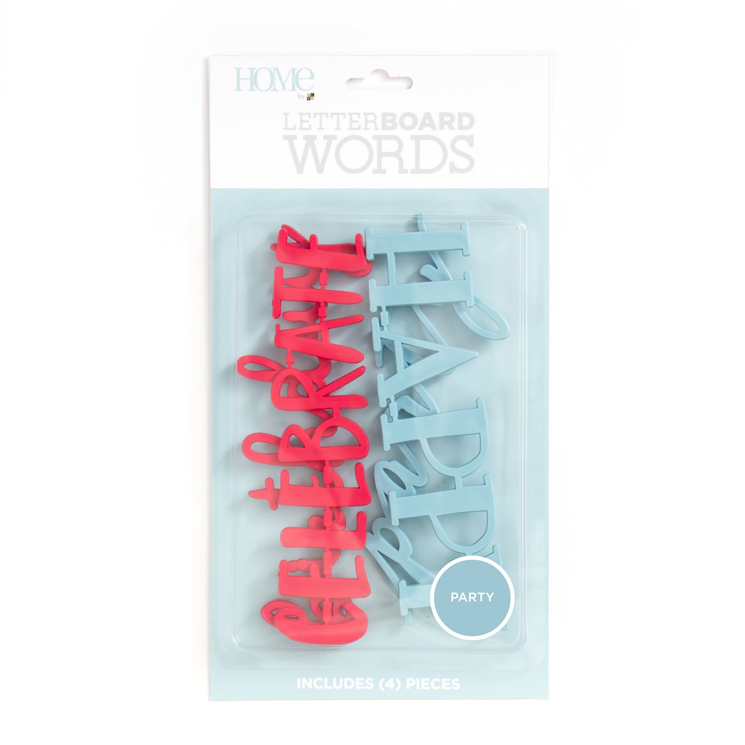 Die Cuts with A View Word Pack Letterboard-Celebration (4 Pieces) LP-006-00021