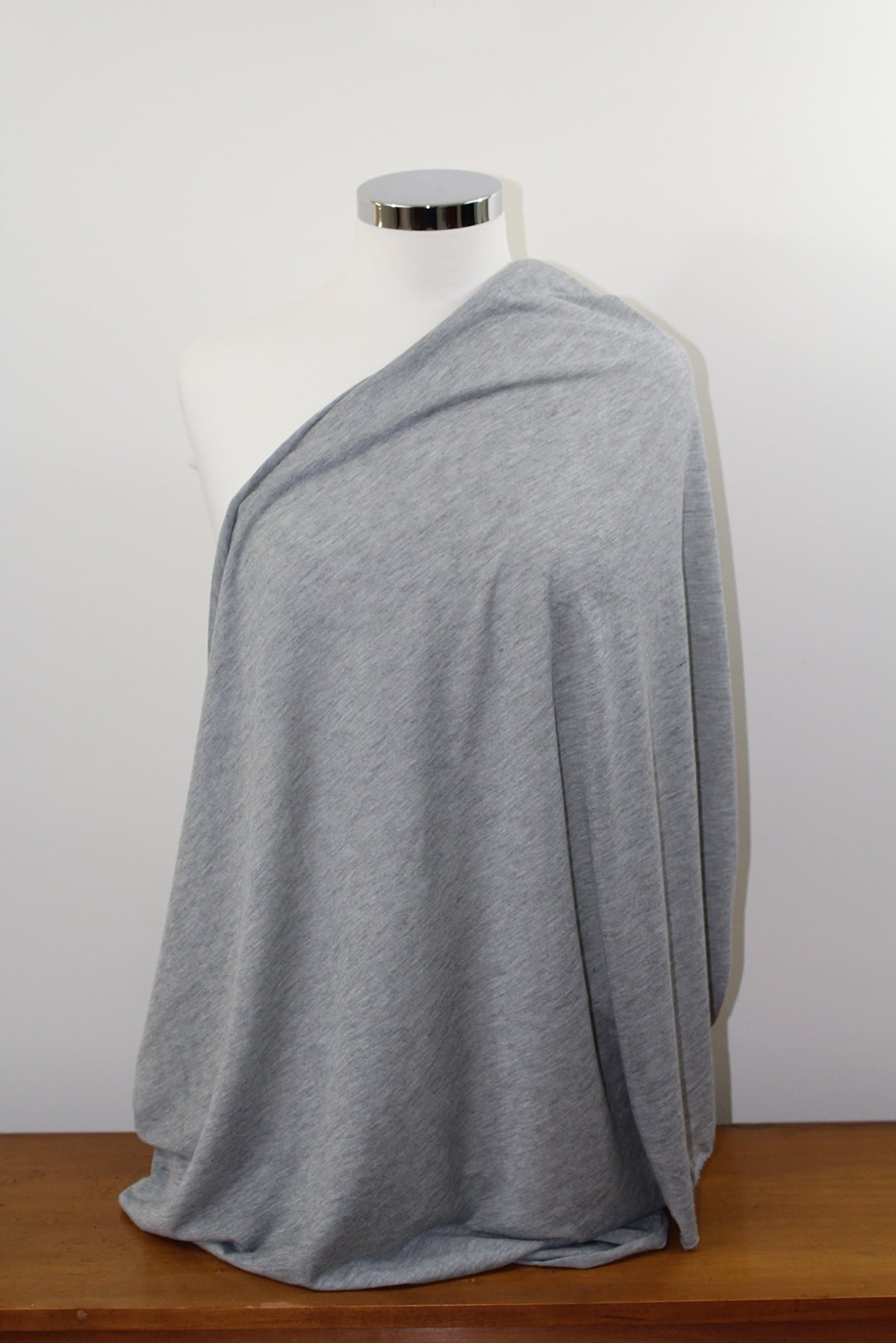 Infinity Nursing Scarf Breastfeeding Cover (Cloud Gray)