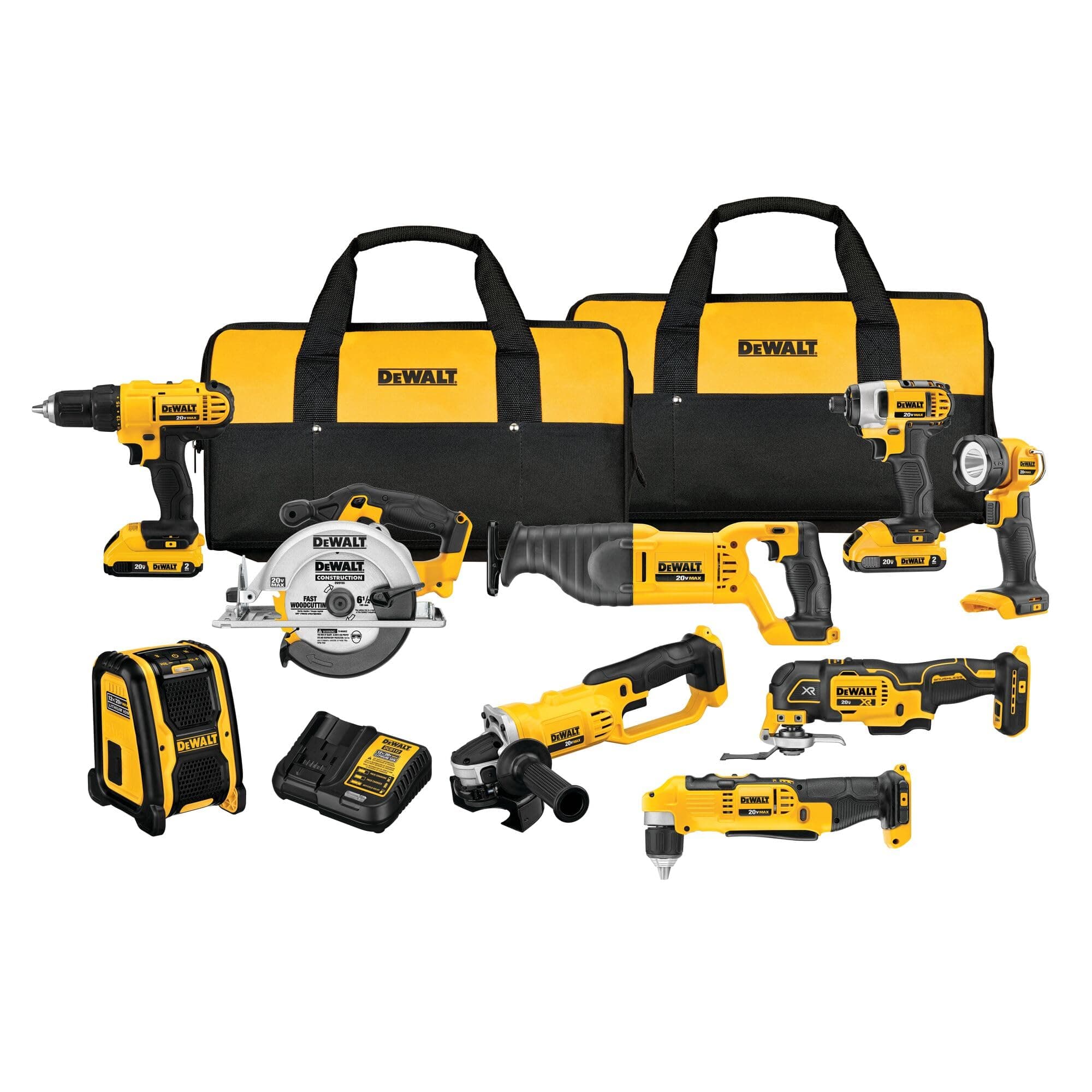 DCK940D2 20V MAX Lithium Ion 9-Tool Combo Kit