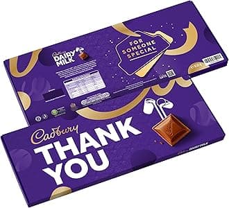 Cadbury Dairy Milk Thank You Gift Chocolate Bar Extra-Large 850g