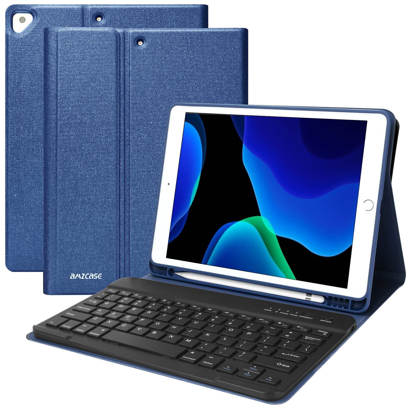 iPad Keyboard Case 10.2 with Pencil Holder