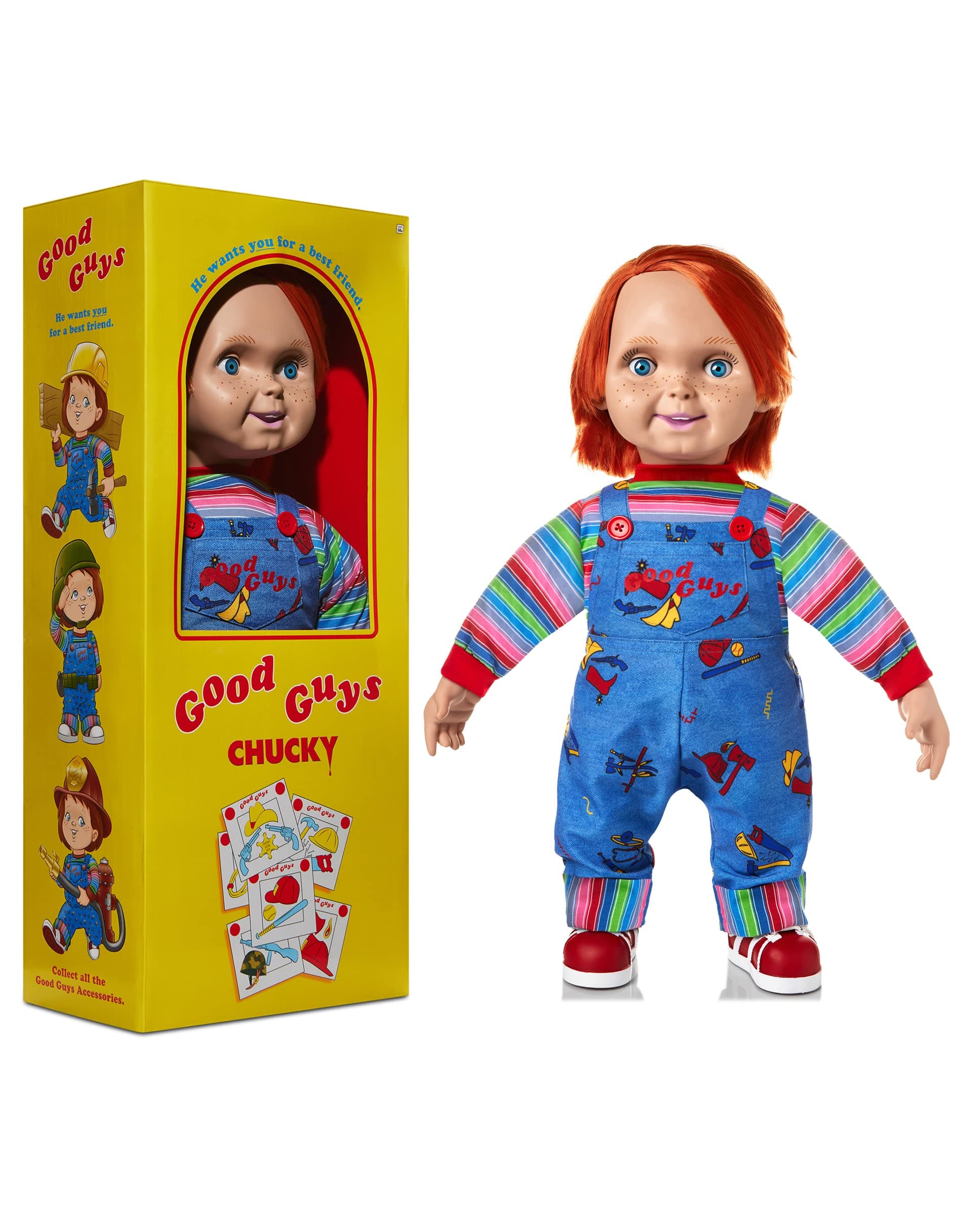 Spirit Halloween 24 Inch Chucky Good Guys Doll, Multicolor