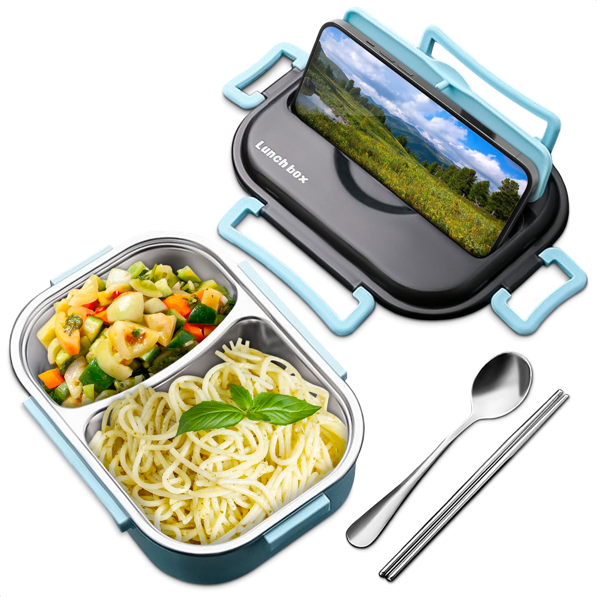 Lunch Box Thermal Insulation Bento Box Tableware Set Portable Lunch Containers For Kid Adult Student Children Keep Food
