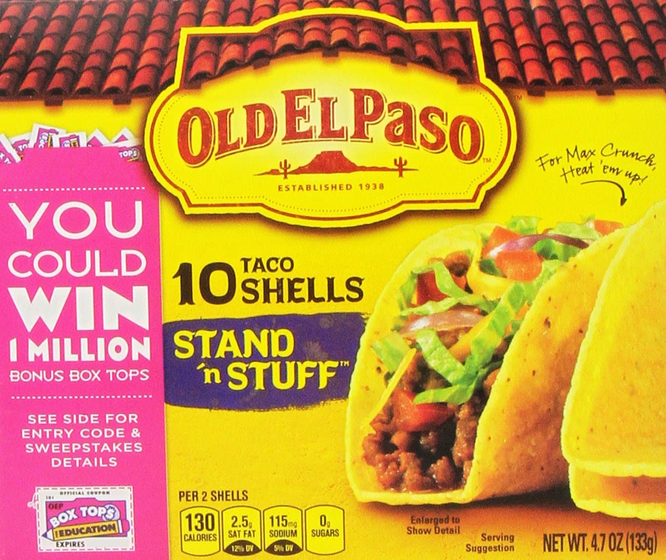 Stand 'N Stuff Taco Shells - 4.7 oz