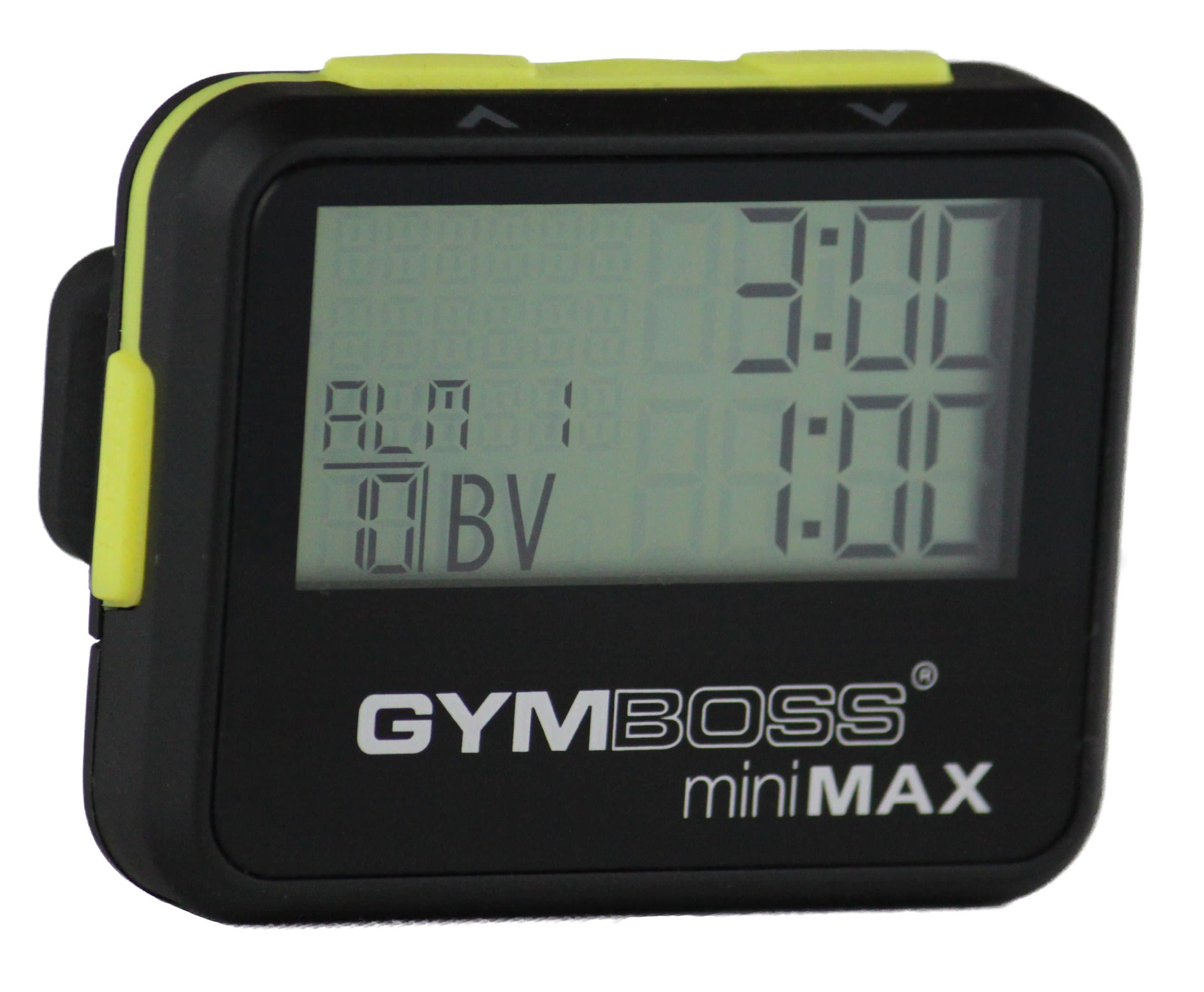 miniMAX Interval Timer and Stopwatch - Black/Yellow SOFTCOAT