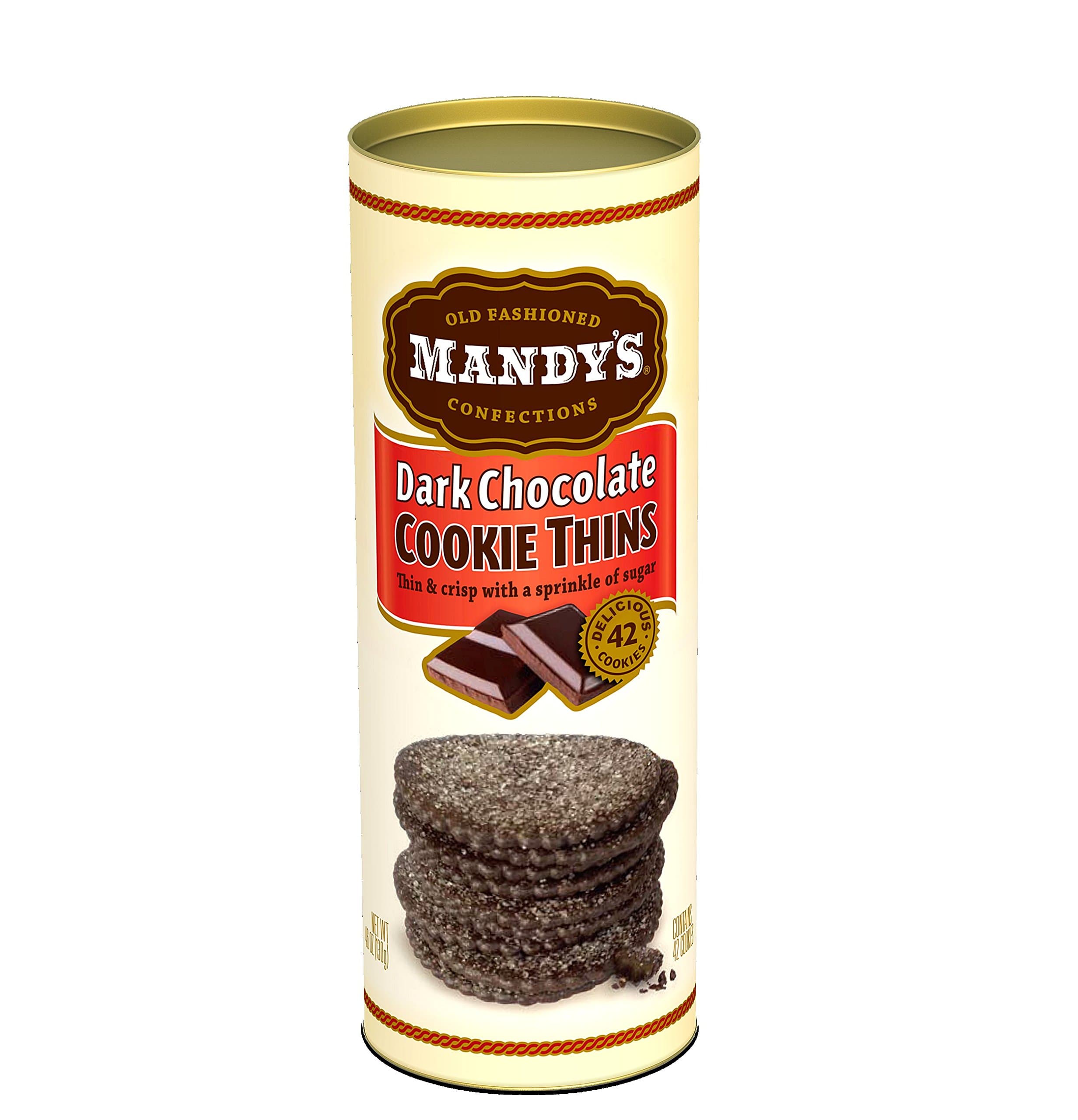 Mandy's Cookie Thins Dark Chocolate 4.6oz