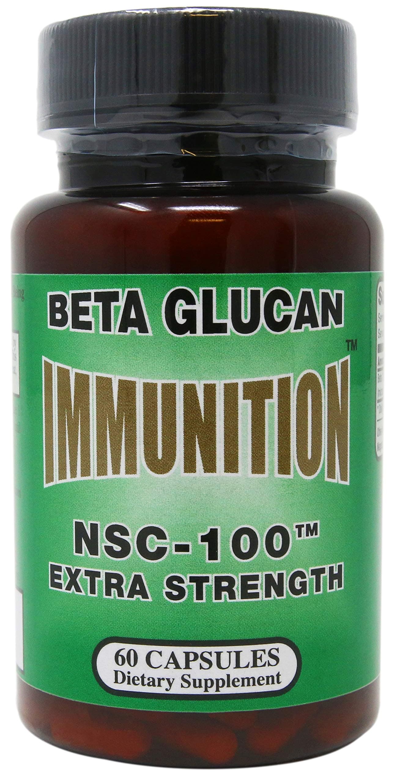 Immunition NSC 100 Beta Glucan Extra Strength - 10 mg - 60 Capsules