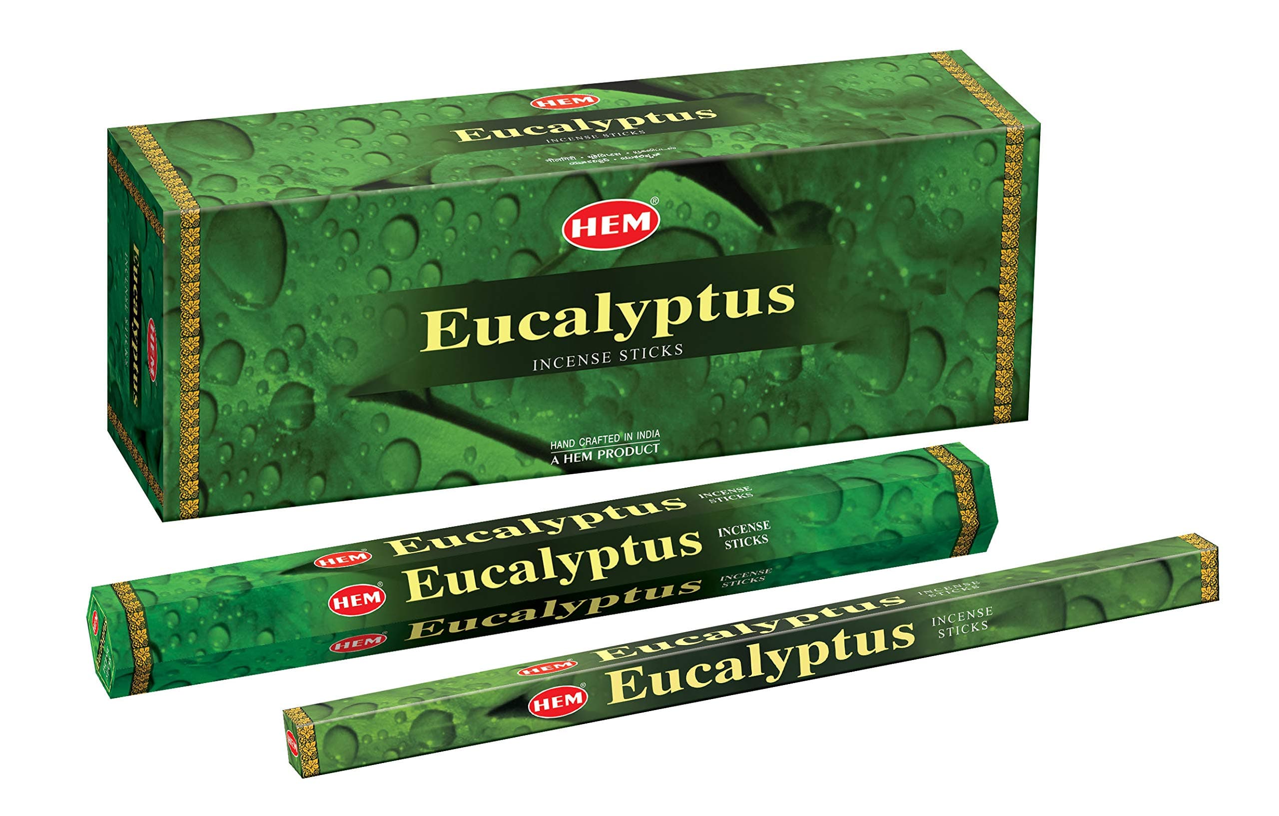 Hem Eucalyptus - 20 Stick Hex Tube - Hem Incense