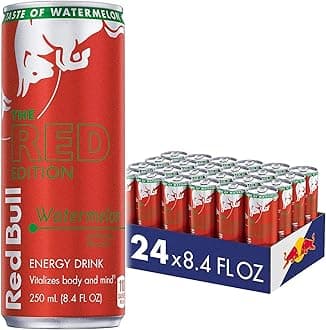 Energy Drink, Watermelon, 8.4 fl oz (24Count), Red Edition - 1