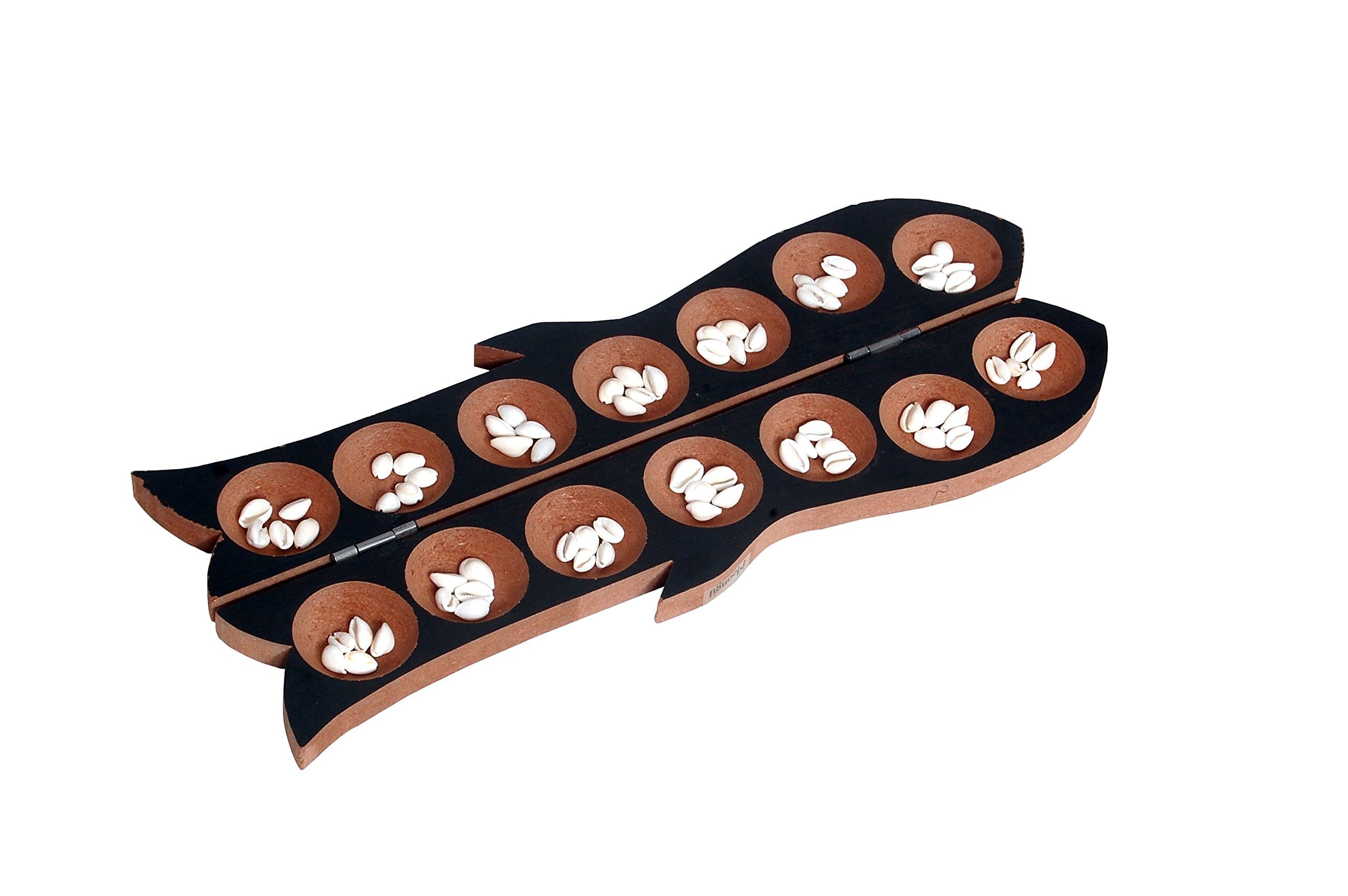 Moongil Wooden Pallankuli Set - Multicolor