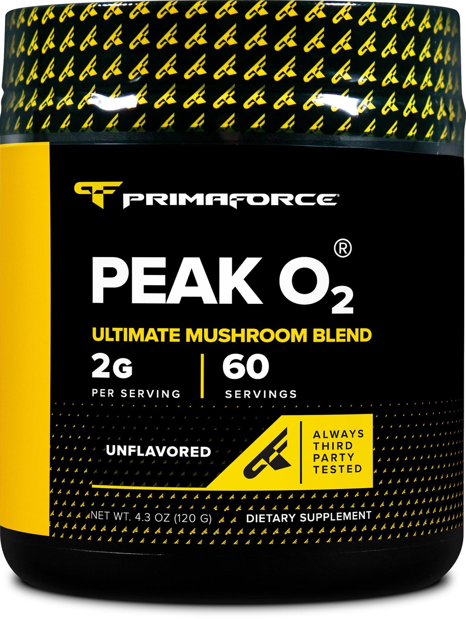 PrimaForce Peak O2 Workout Supplement, 120 Grams - Proprietary Blend, Non-GMO, Vegan and Gluten Free