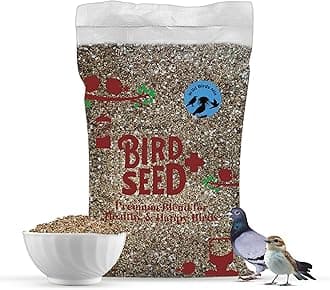 Egardenkart Wild Bird Food 30kg - Economic Bird Seed Mix for All types of Wild Birds | Bird Feed for Dove Pigeon Myna Lark Bulbul Sparrow Hoopoe | Bird Seeds Outdoor (30kgs, Small Seeds)