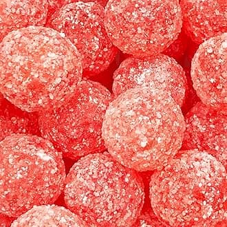 Barnetts - Mega Sour Candy Cherry 454g - Trendy Sweet Bags - Traditionally Handmade Sweets - Sour Coating Lasts 20 Seconds - Candies for Party Bag, Gift Hamper, or Hamper Box