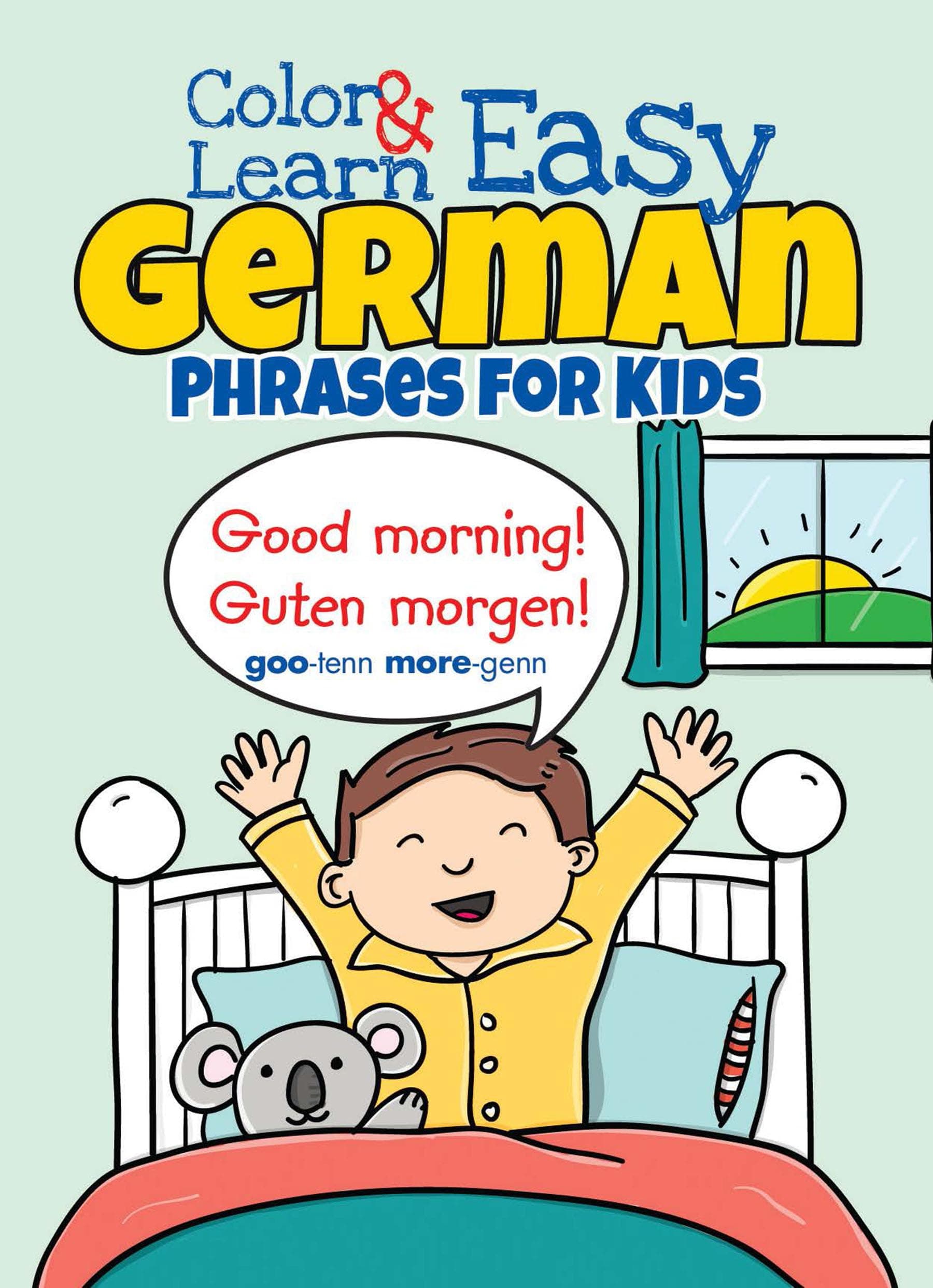 COLOR LEARN EASY GERMAN PHRASES FOR KIDS