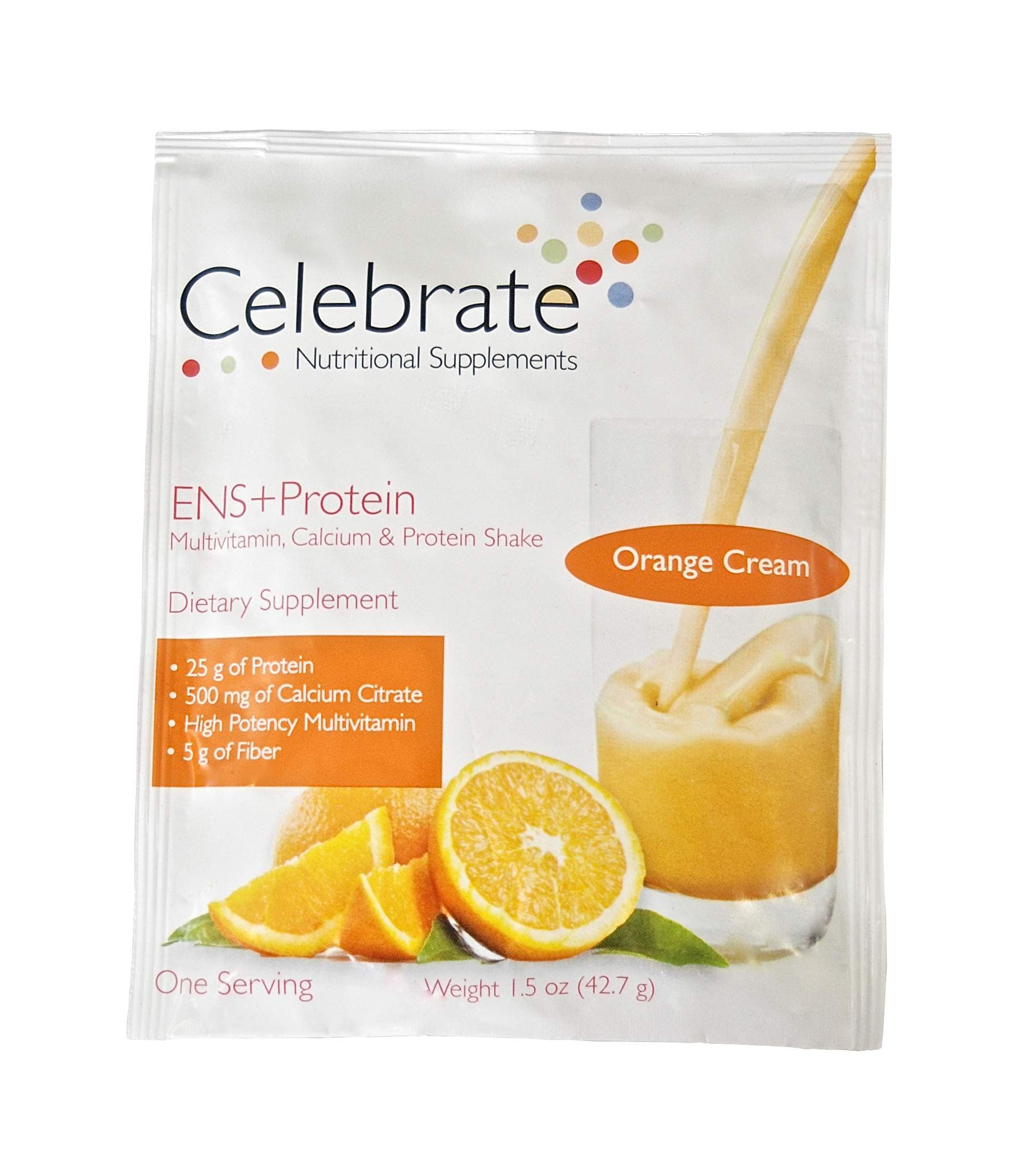 Celebrate Essential Multi 4 in 1 Multivitamin Shake - Orange Cream - 7 Single Serving