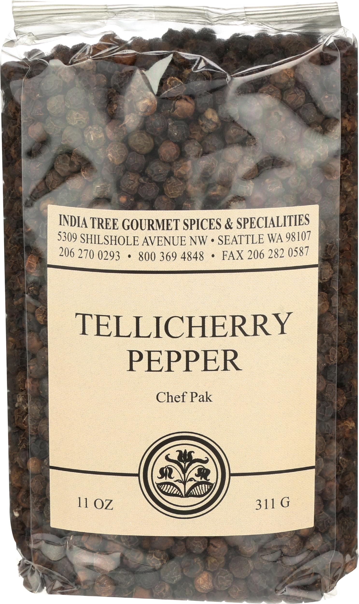 India Tree Tellicherry Pepper, 11 oz